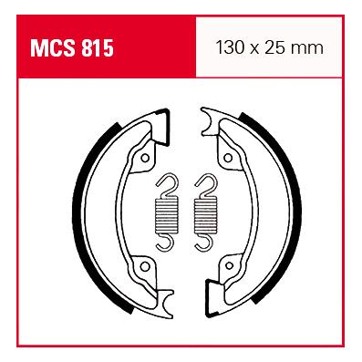 TRW Lucas Bremsbacken iF MCS815 130x25mm - Motorradteile & Ersatzteile - Bremsen