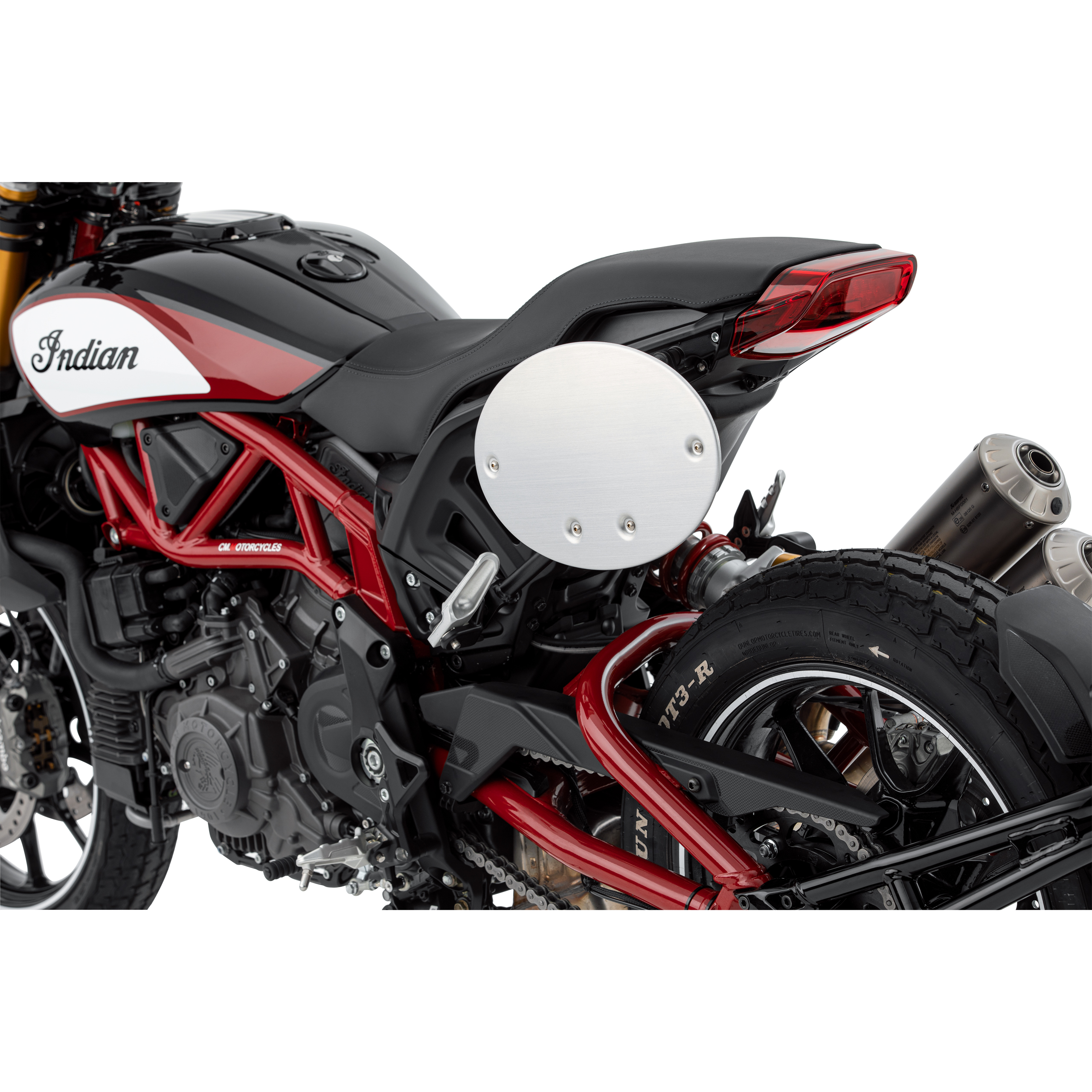 SW-MOTECH Aluminium Startnummernschild für SLC Seitenträger links - Motorradzubehör - Motorradgepäck
