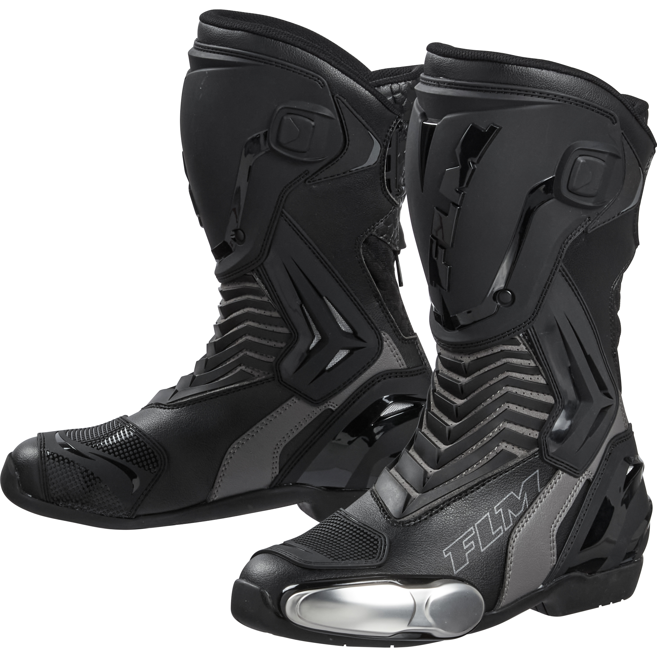 FLM-Mandalika Damen Motorradstiefel lang grau 40-3007511999007740
