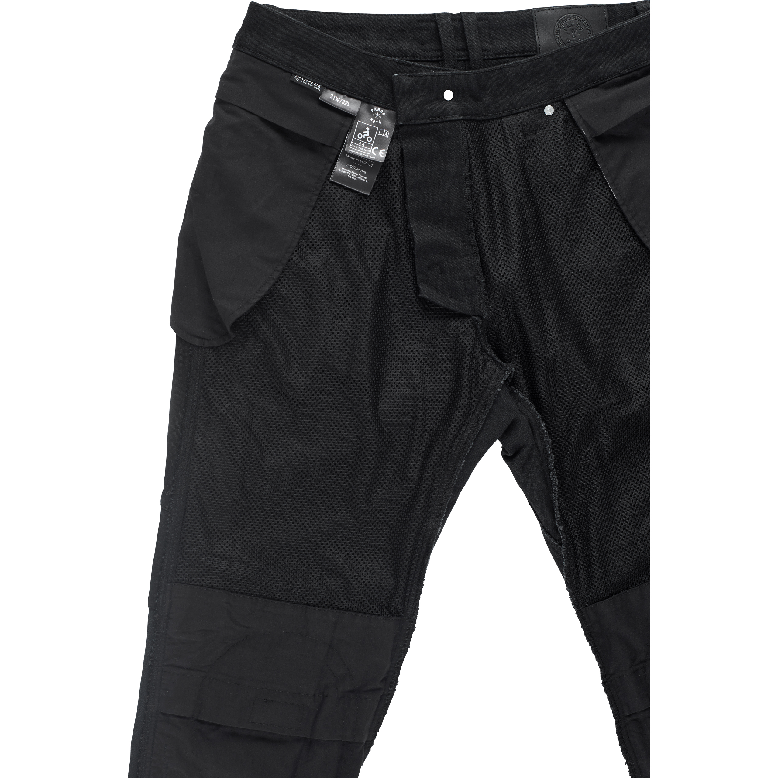 Pando Moto-Boss Dyn 01 Motorradjeans Slim-Fit schwarz 34/32-2100801999001242