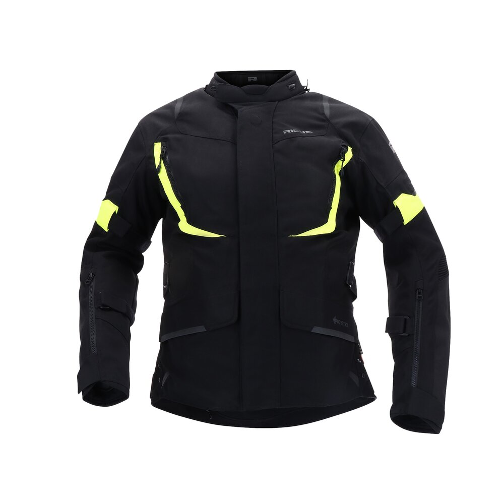 Richa-Cyclone 2 GTX Motorradjacke schwarz/grau/neongelb-0002020999096