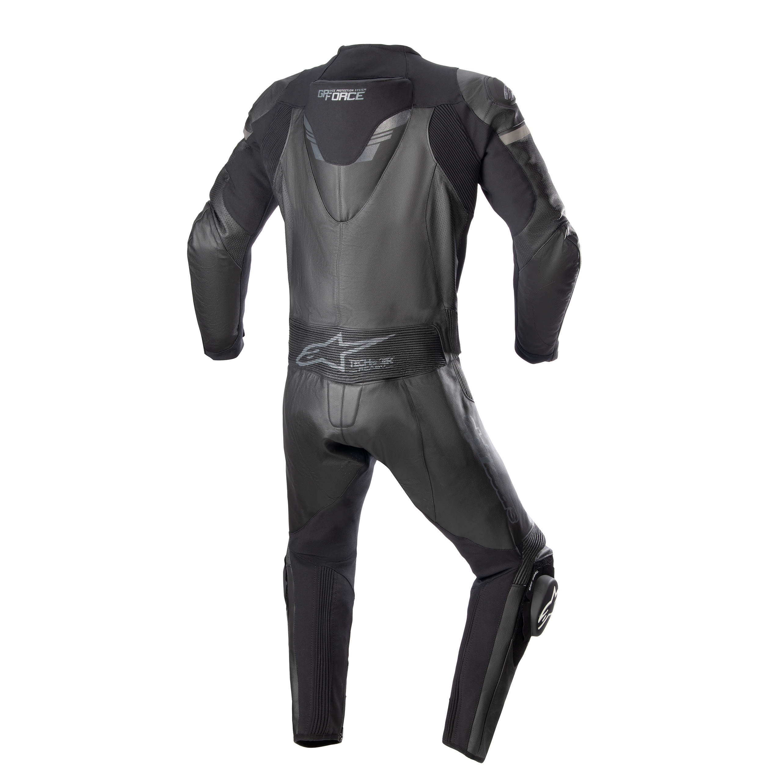 Alpinestars-GP Force Chaser Lederkombi 2-tlg. schwarz/schwarz 60-1208401999108311