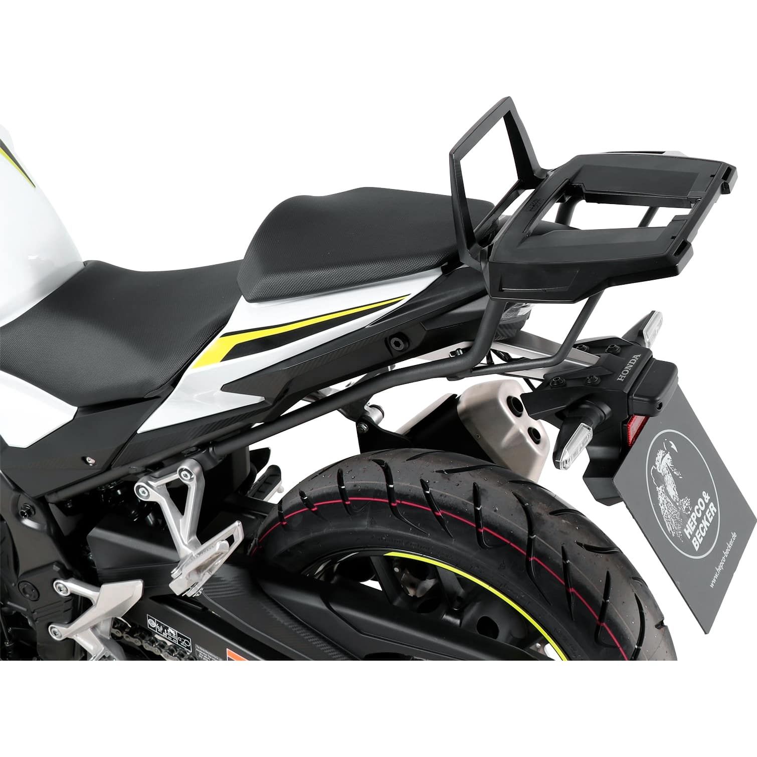 Hepco & Becker Gepäckbrücke Alurack anthrazit für Honda CBR 500 R 2019-2023 - Motorradzubehör - Motorradgepäck