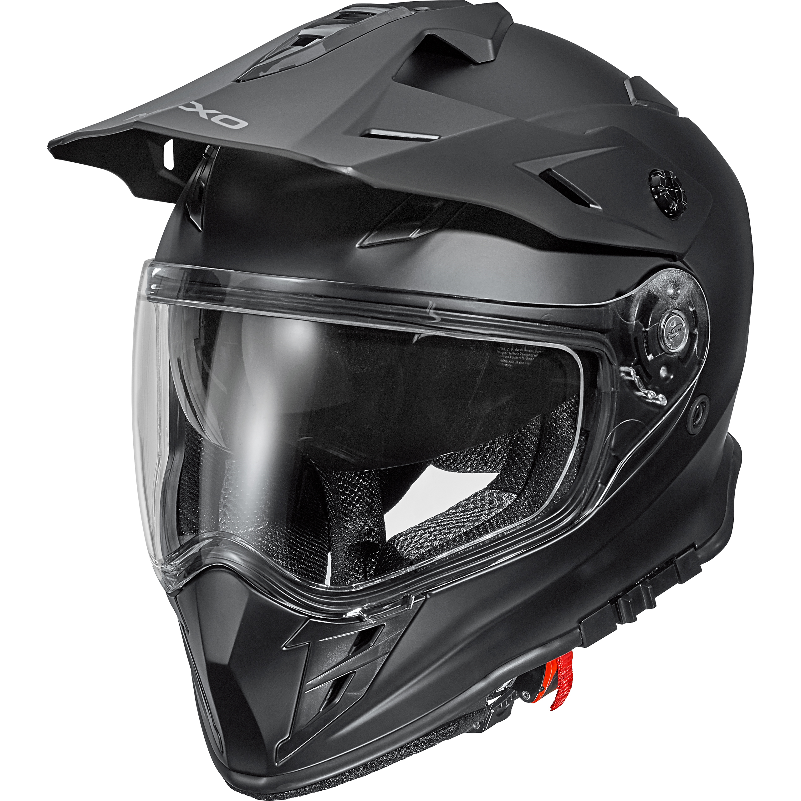 Nexo MX-Line Endurohelm II mattschwarz M - Helme & Brillen - Motorradhelme