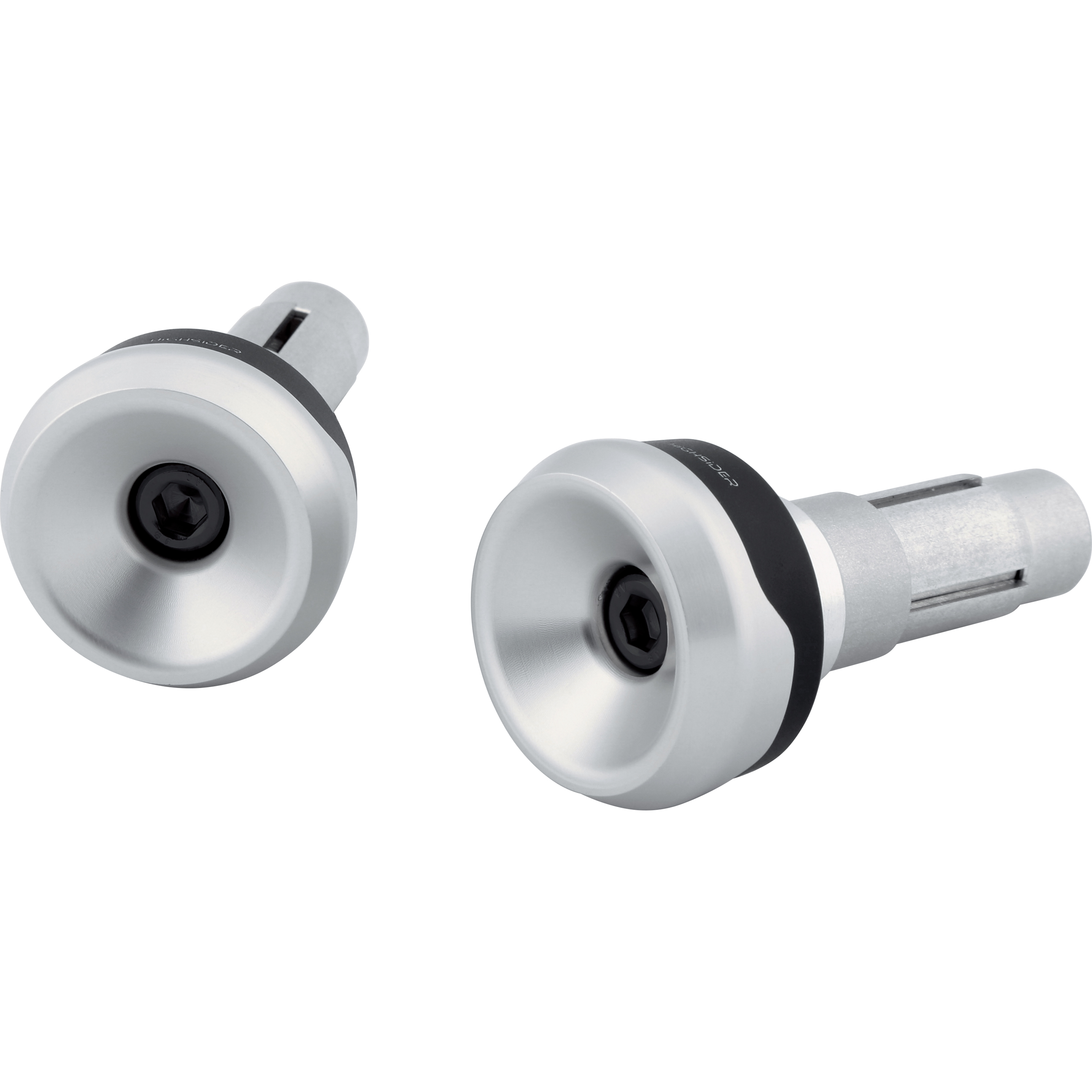 Highsider-Lenkergewichte für 12-22mm AKRON XS silber/schwarz-5740241000001731
