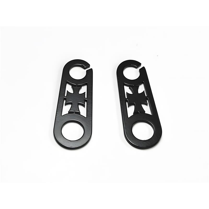 Zieger blinker holder M10 on shock absorber mount cross for Harley