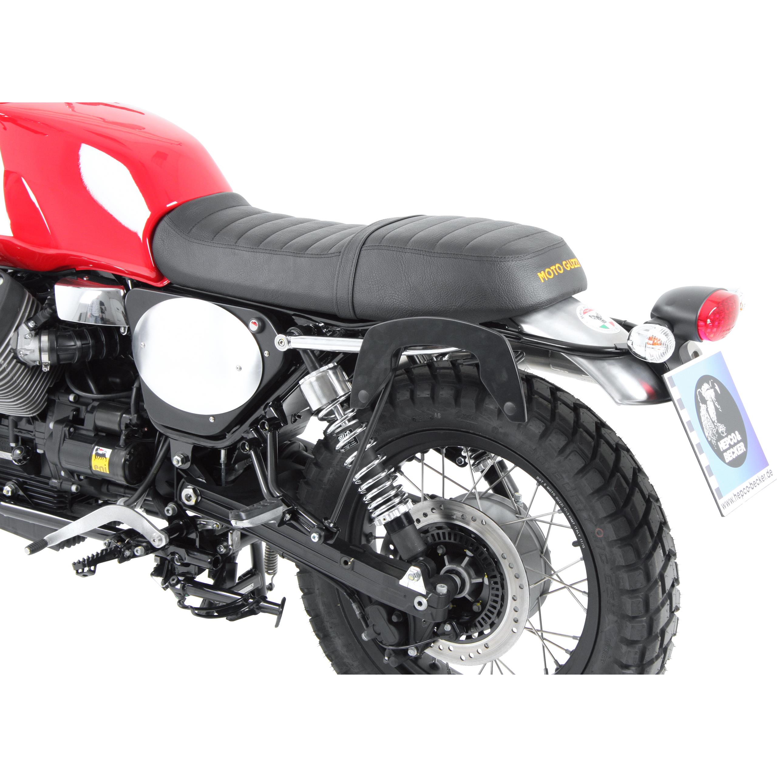 Hepco & Becker Seitentaschenhalter C-Bow links schwarz für V7 II Scrambler - Motorradzubehör - Motorradgepäck
