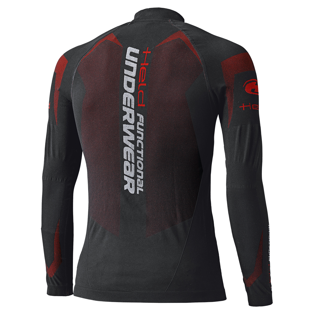Held-3D-Skin Warm Funktionsshirt langarm schwarz/rot 3XL-0001138999033013