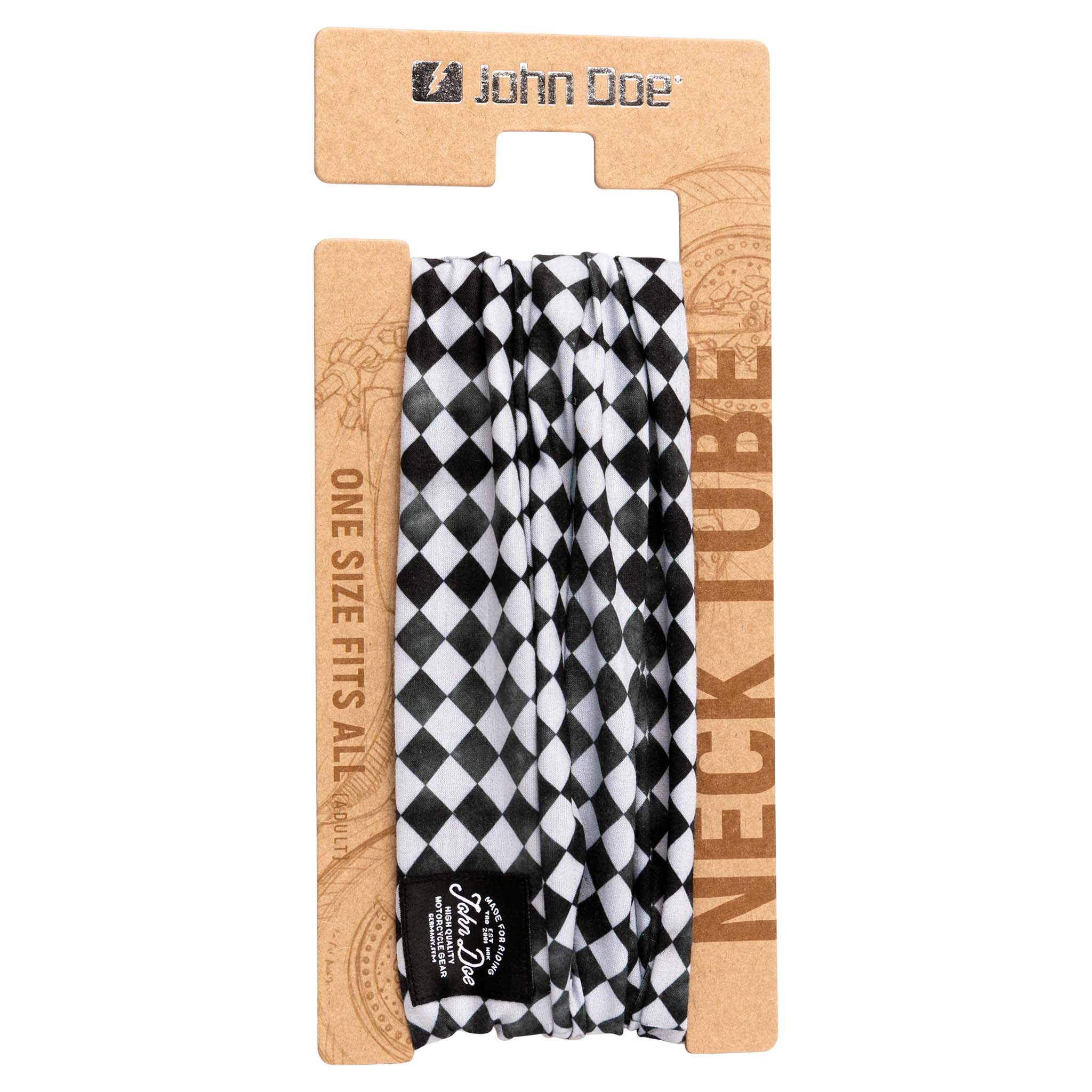John Doe-Tube Mini Flag Halstuch schwarz/weiß-0000493999031