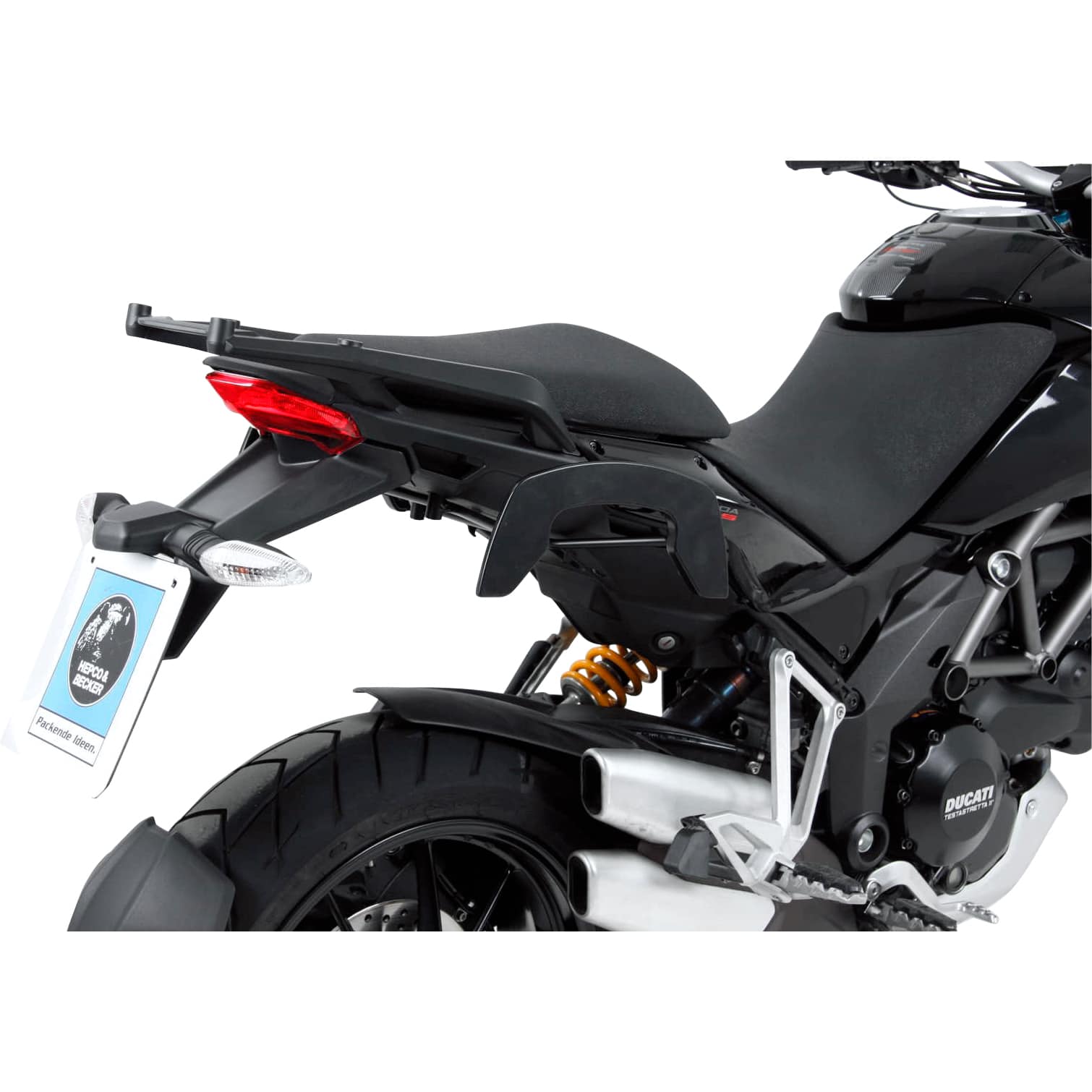 Hepco & Becker C-Bow Seitentaschenhalter schwarz für Multistrada 1200 10-14 - Motorradzubehör - Motorradgepäck