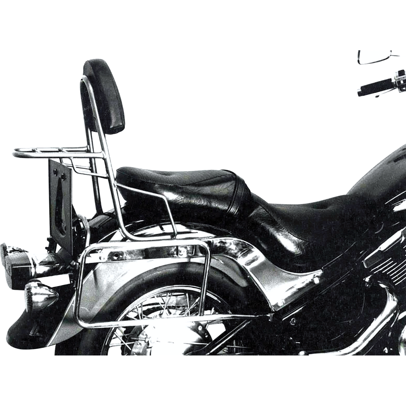 Hepco & Becker Seitenkofferträger chrom für Kawa VN 800 Classic 2000-2006 - Motorradzubehör - Motorradgepäck