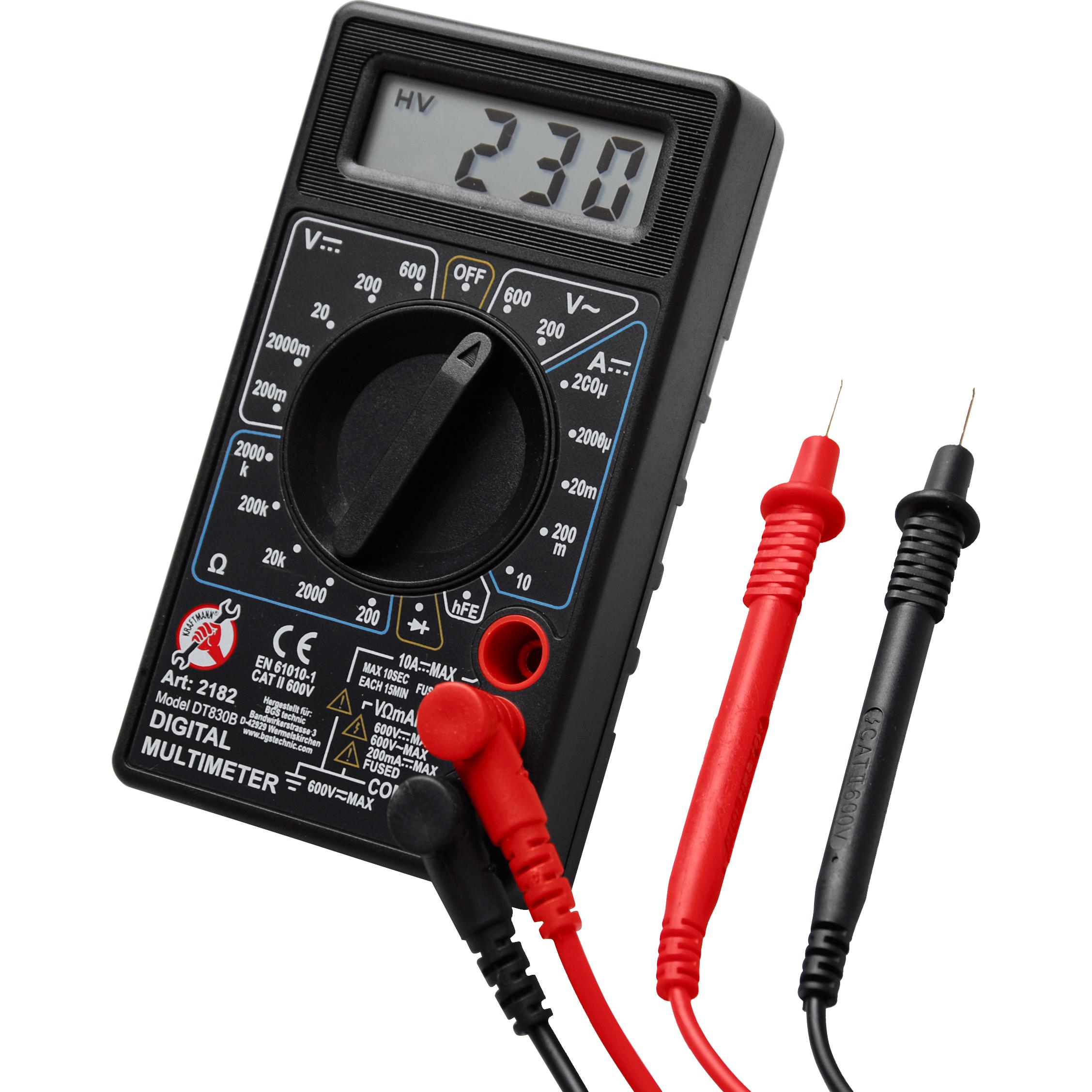 Kraftmann Digital-Multimeter - Motorradzubehör - Werkstattzubehör