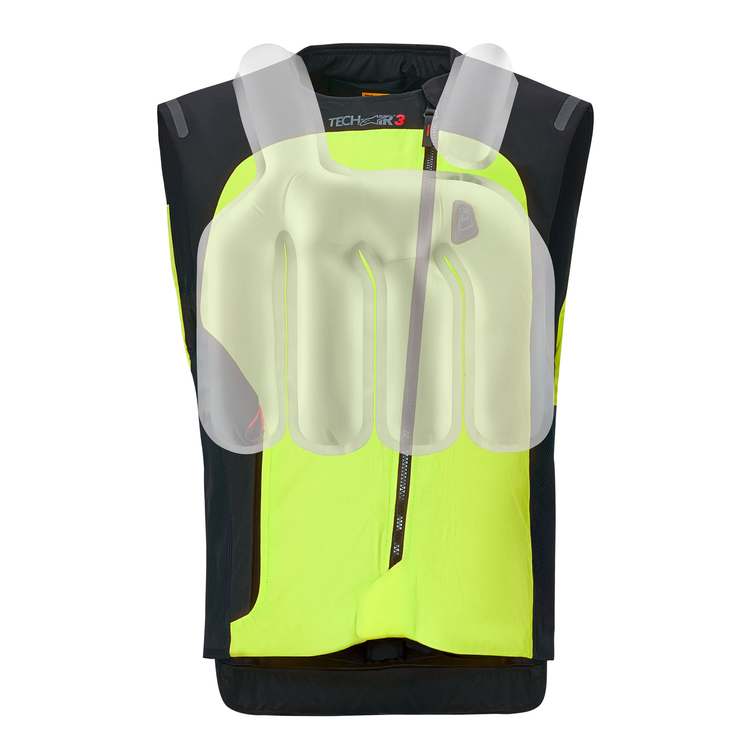 Alpinestars-Tech-Air 3 V2 Airbag Weste schwarz/fluo gelb XS-0001868999046007