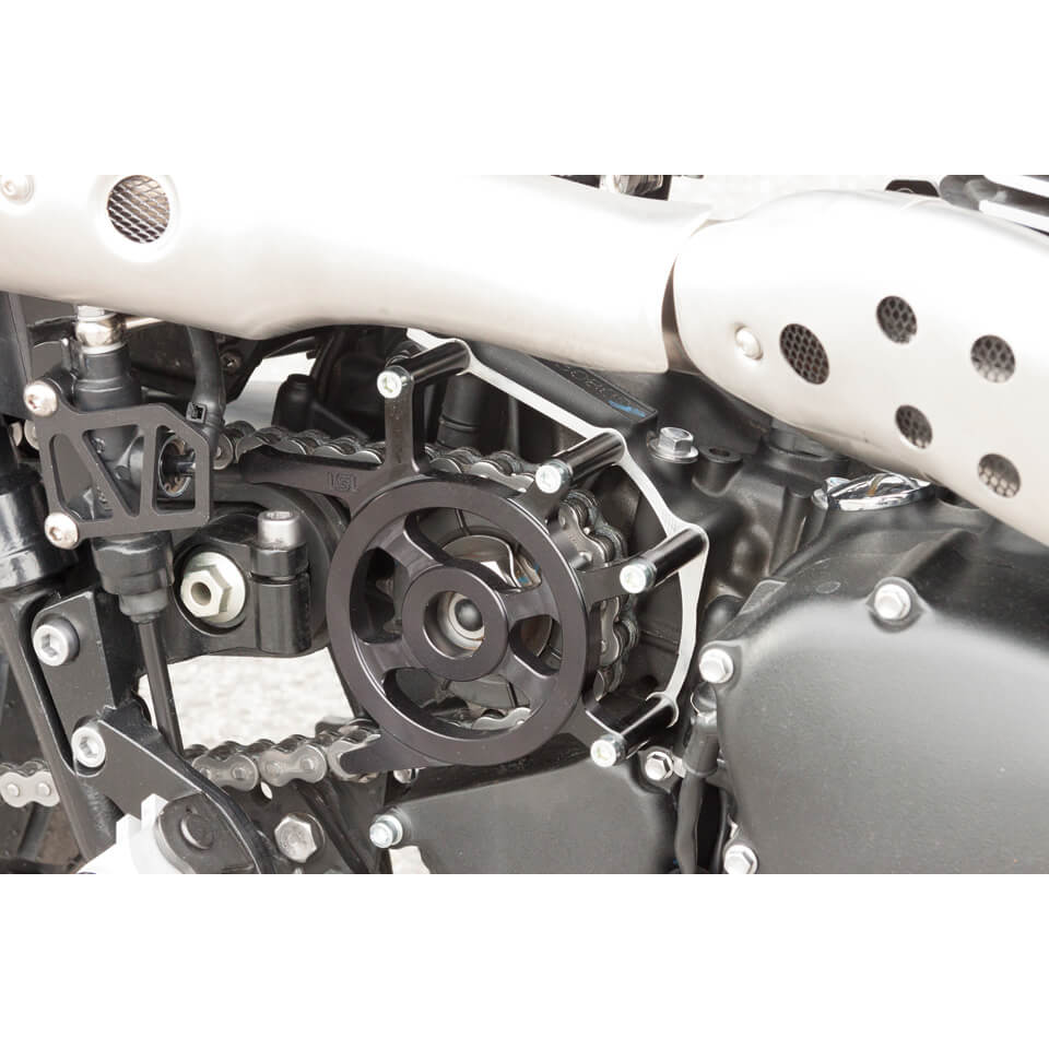 LSL Ritzelabdeckung schwarz f.Bonneville/T100/Scrambler/Thruxton - Motorradteile & Ersatzteile - Kraftübertragung
