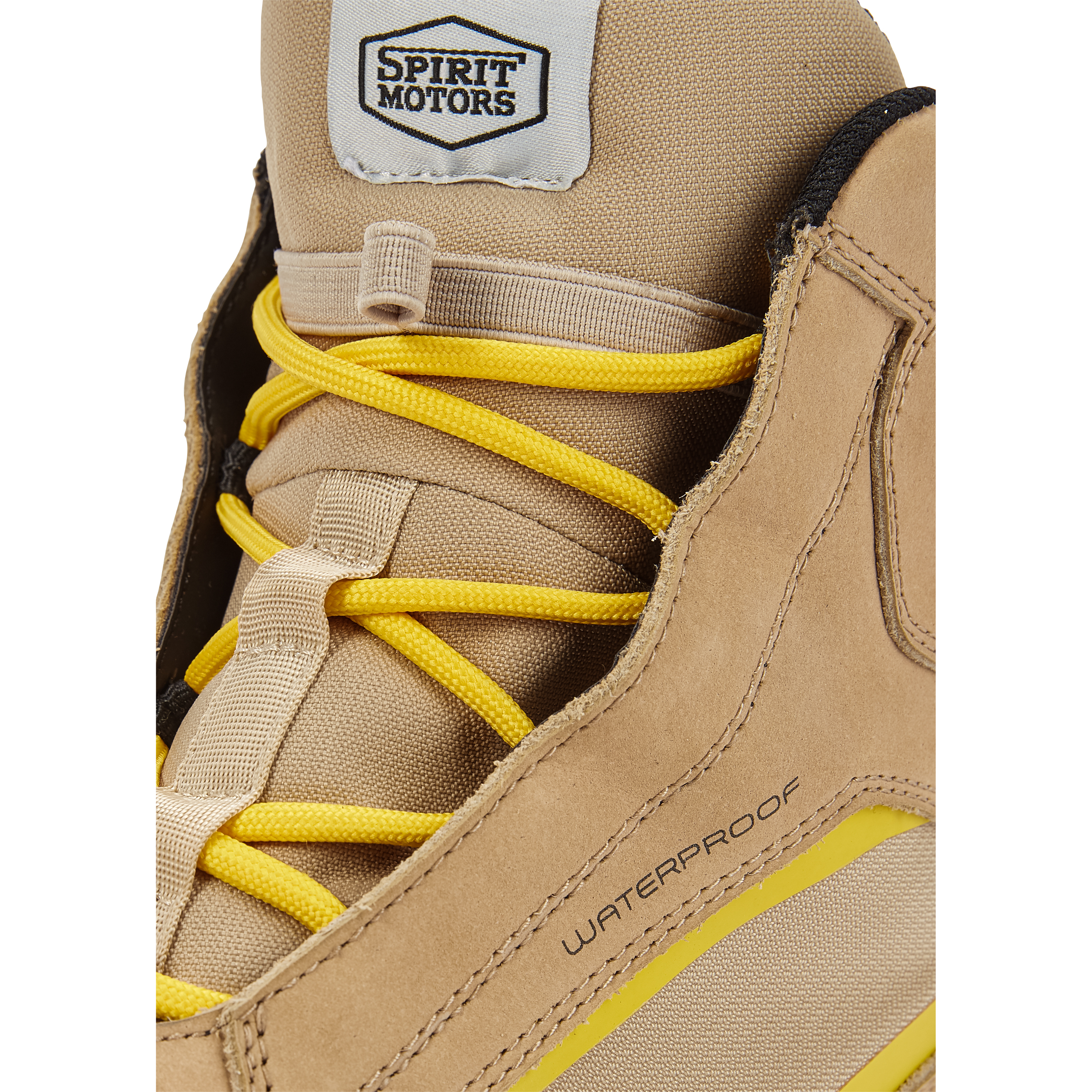 Spirit Motors-Jack Tech WP Motorradschnürstiefel kurz gelb 40-3007571999009740