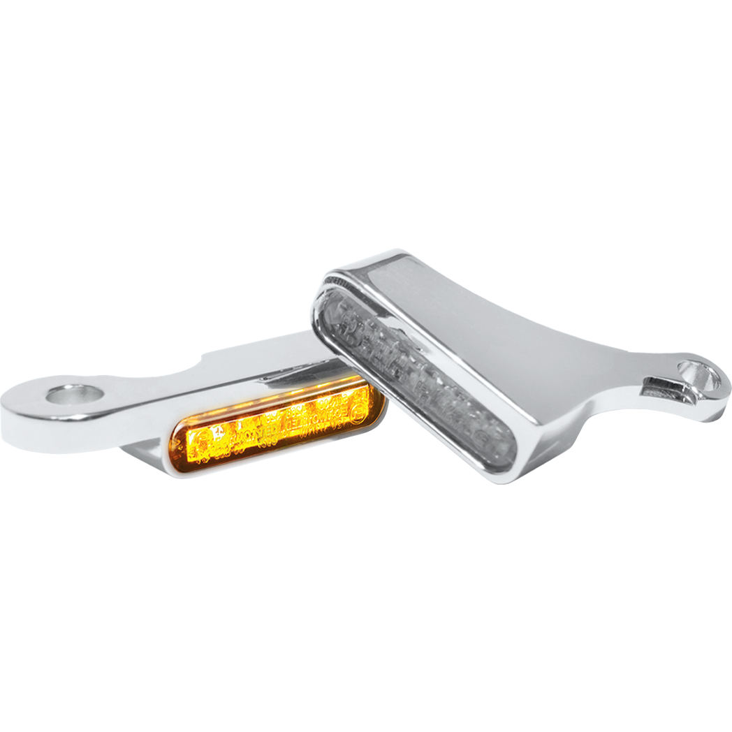 HeinzBikes LED Alu Blinkerpaar vorne chrom für Touring 2009-2013 - Motorradteile & Ersatzteile - Beleuchtung