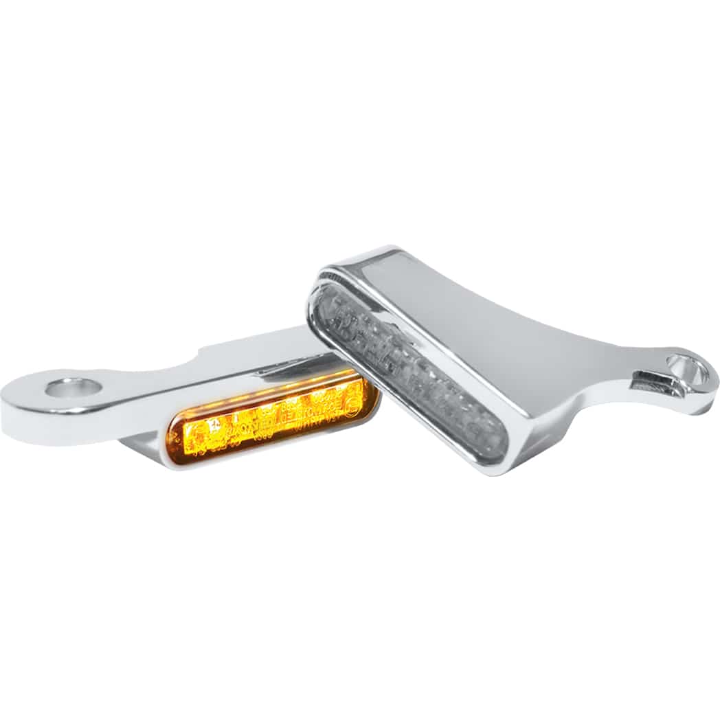 HeinzBikes LED Alu Blinkerpaar vorne chrom für Touring 2009-2013 - Motorradteile & Ersatzteile - Beleuchtung