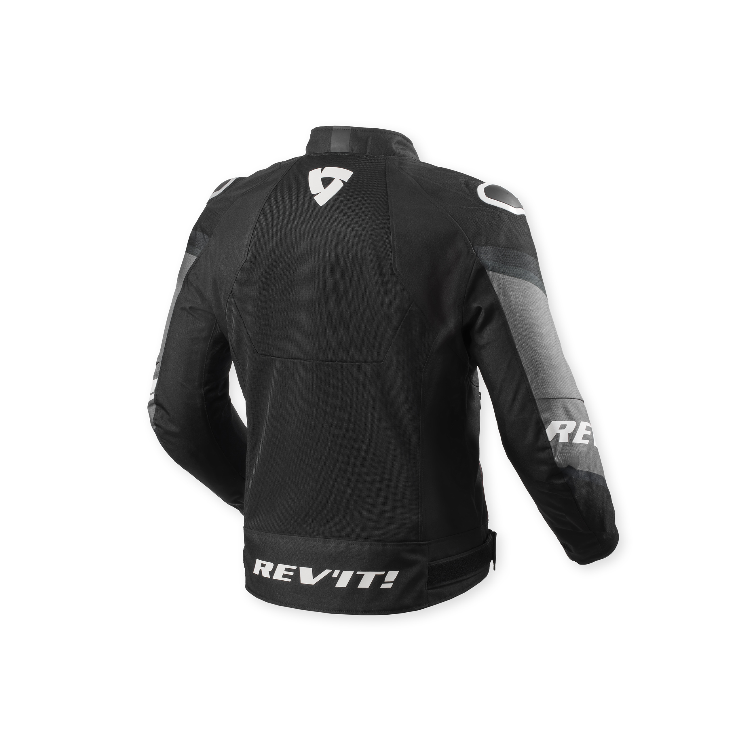 REV'IT!-Quantum 3 Air Textiljacke schwarz/weiß XS-0000788999031007