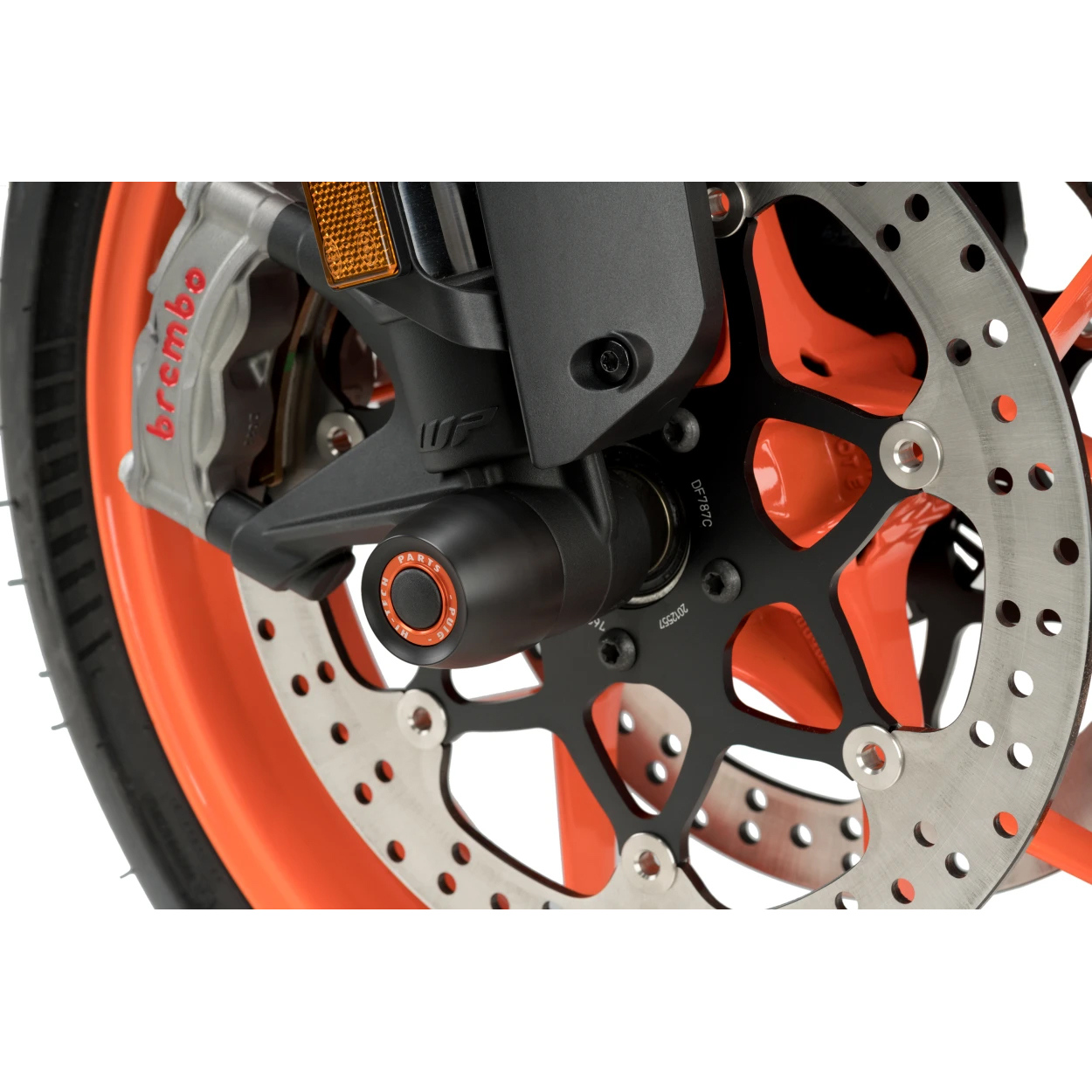 Puig Sturzpads Achse vorne 20053N für CF Moto/KTM/Husqvarna
