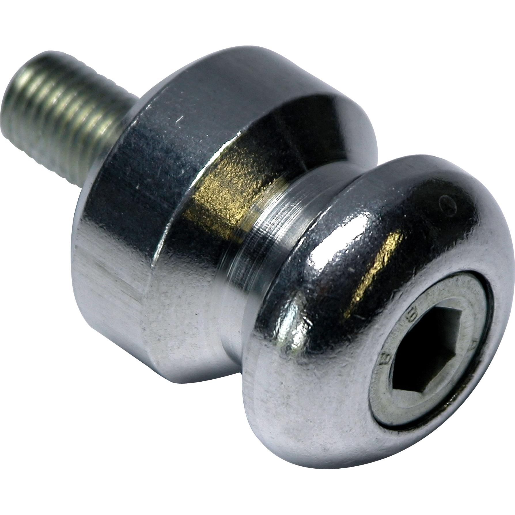 Kern-Stabi Pad Adapterrollen Paar M8x1.25 silber - Motorradzubehör - Aufbockvorrichtungen