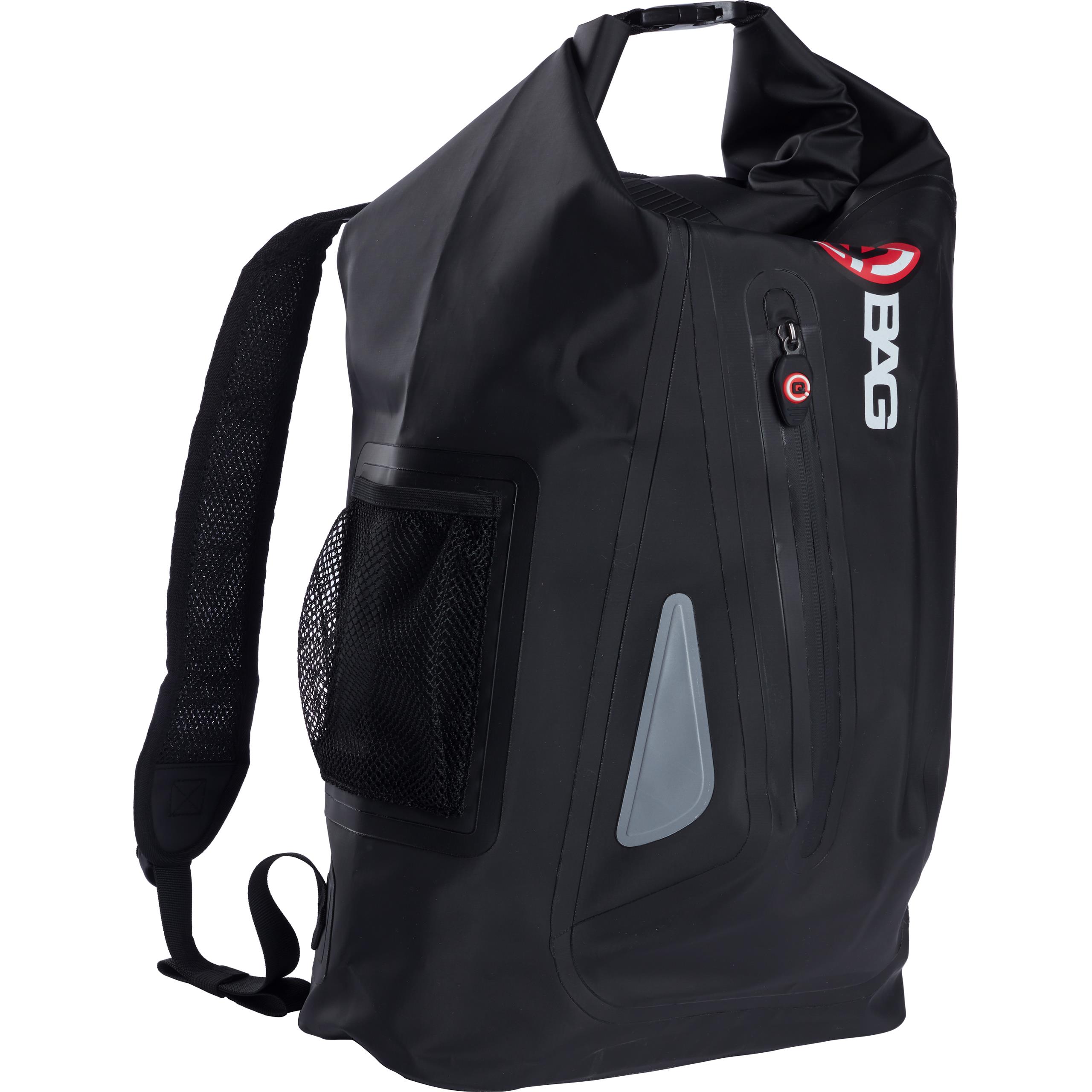 QBag Rucksack 15 wasserdicht bis zu 30 Liter schwarz - Motorradzubehör - Motorradgepäck