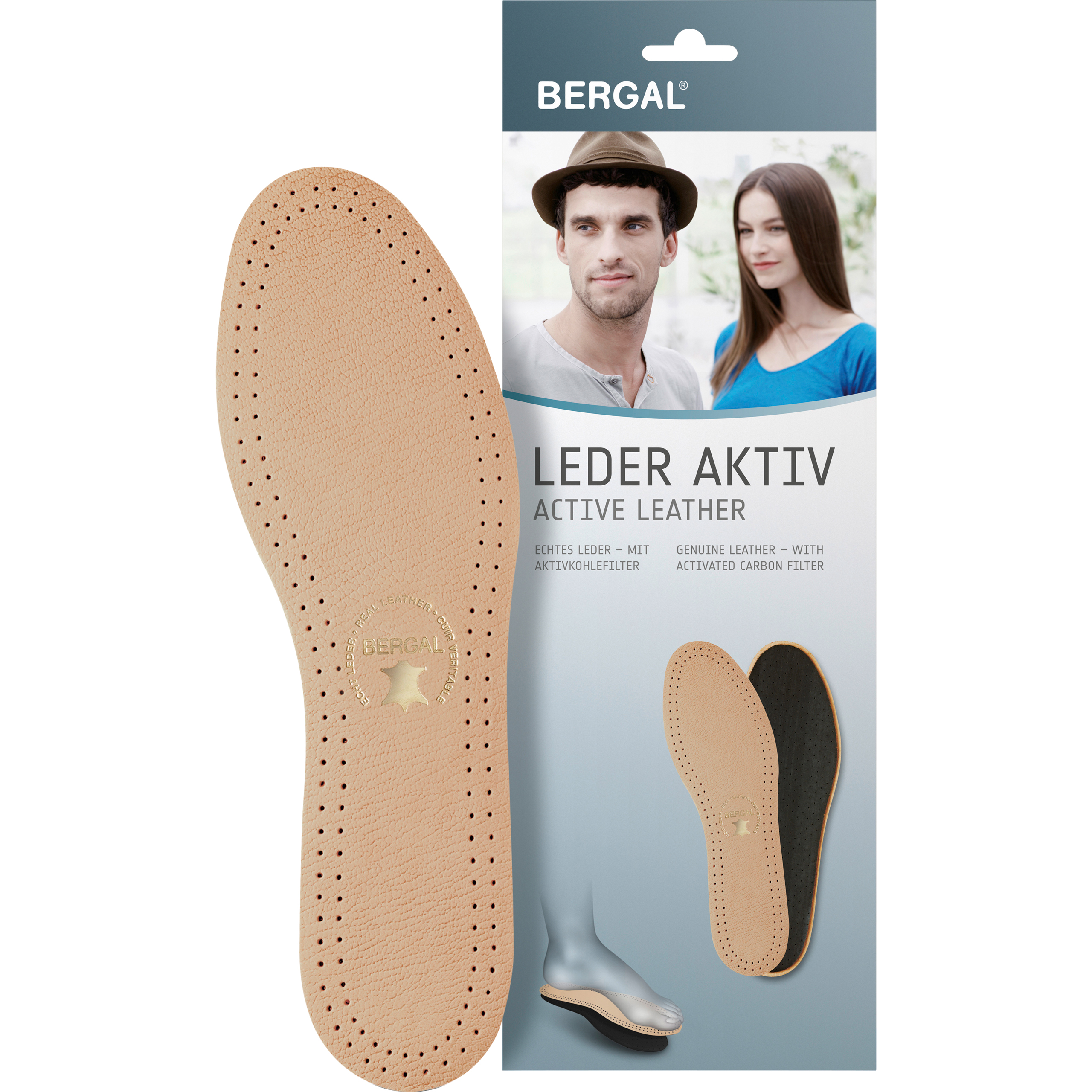 Bergal Leder Aktiv Sohle beige 37 - Motorradbekleidung - Zubehör & Accessoires