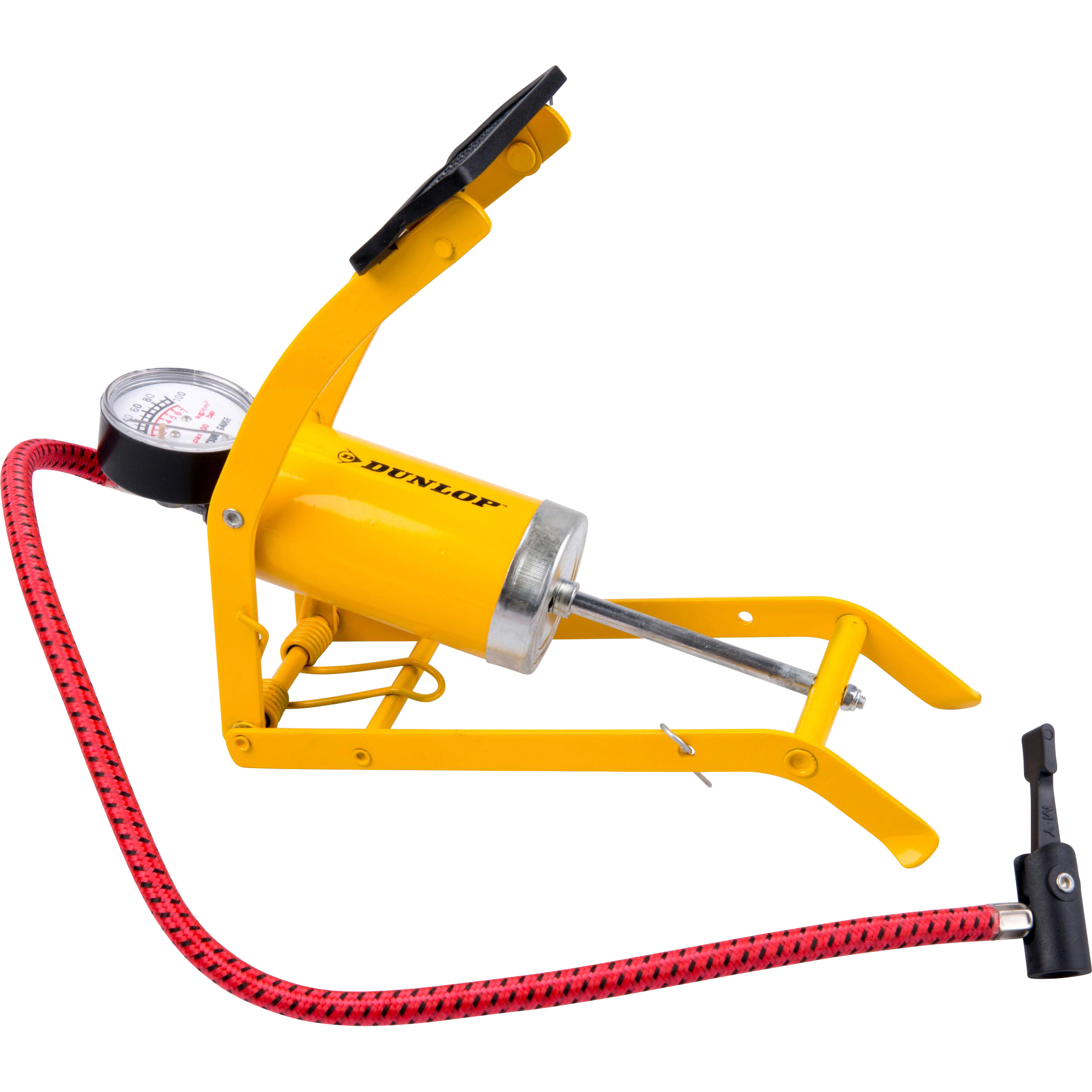 Dunlop-Fußpumpe mit Manometer-5744401232000041