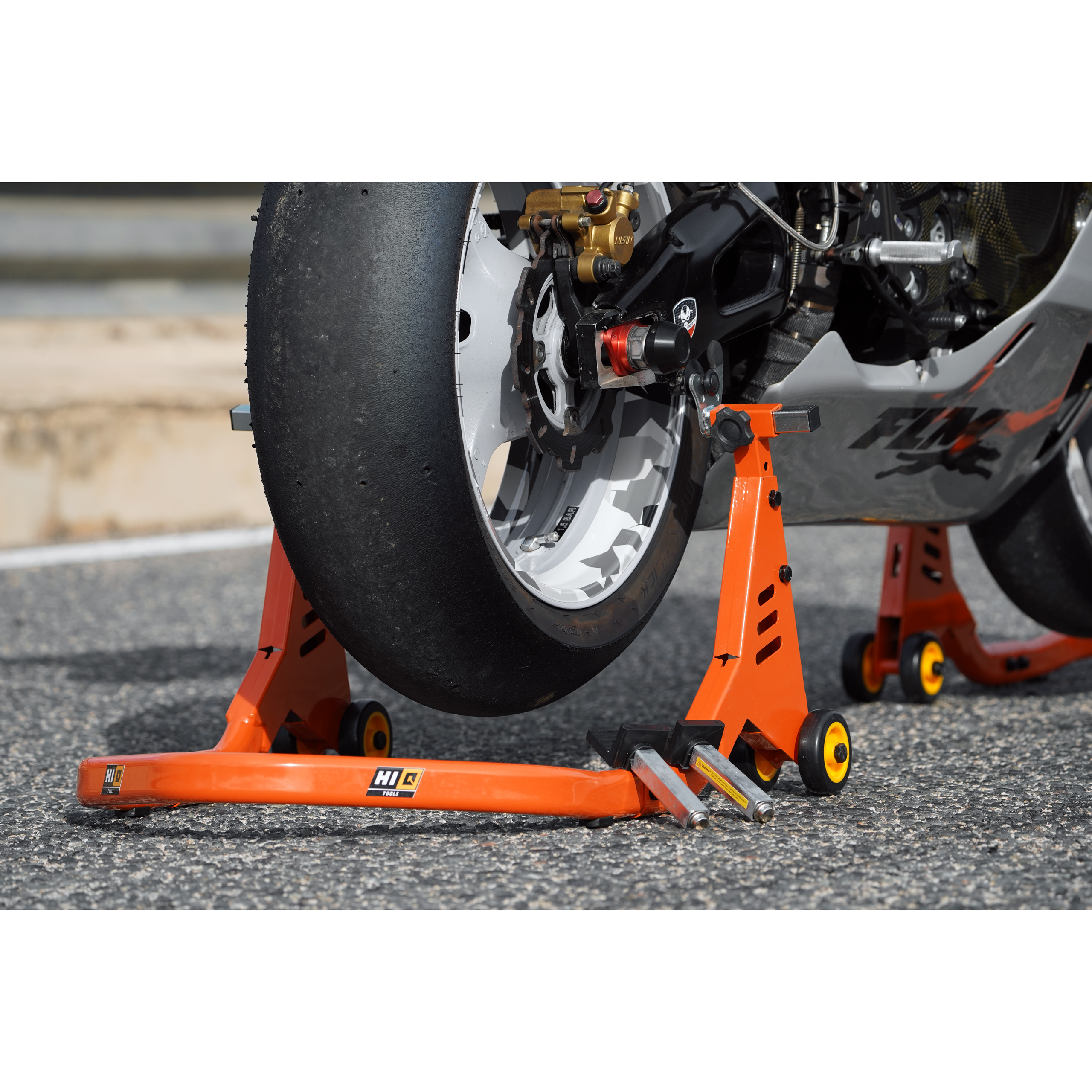 Hi-Q Tools-Montageständer IV hinten orange mit Winkel+Racingaufnahmen-5749991148000120