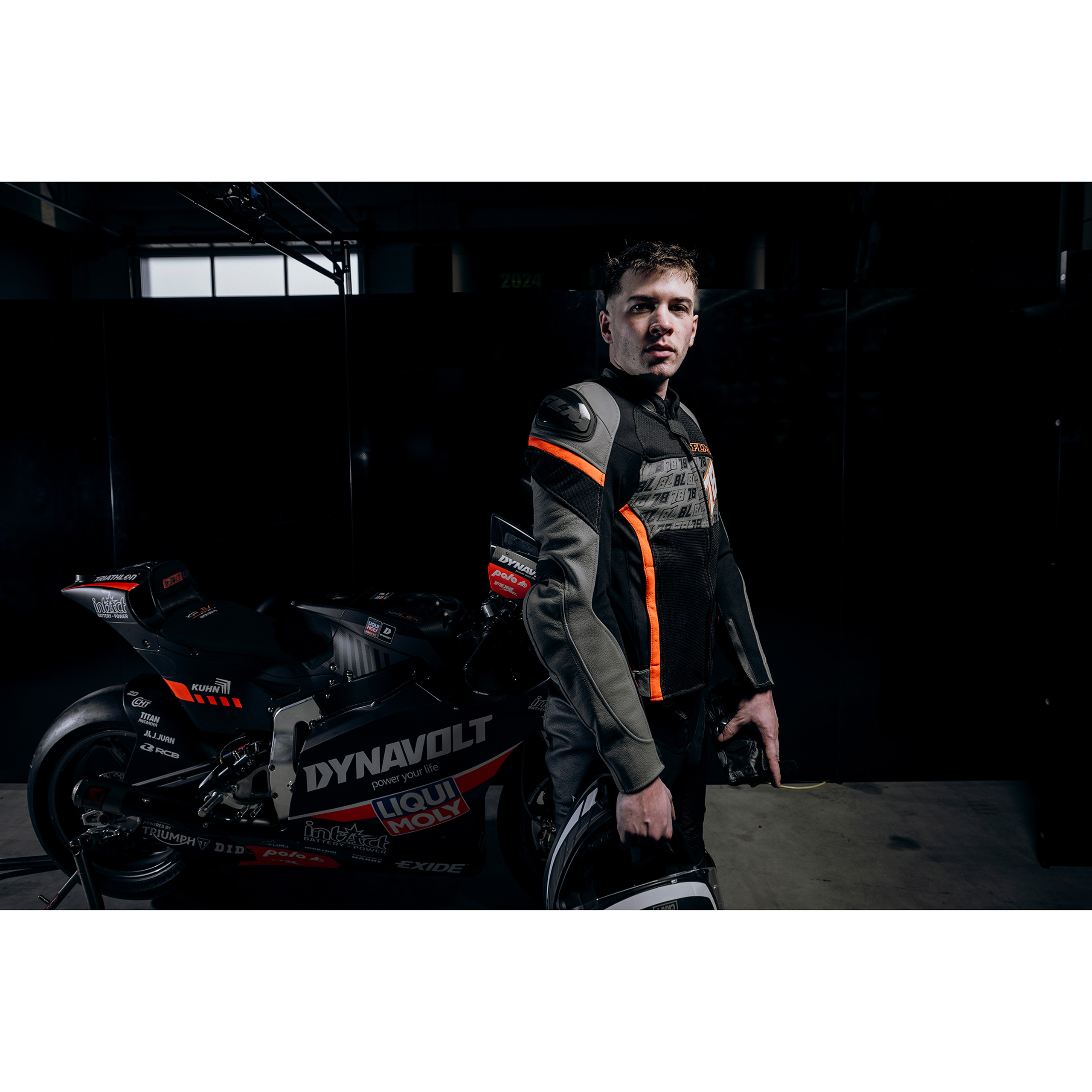 FLM-Mugello Air Leder-/Textiljacke schwarz/rot-1006391999002