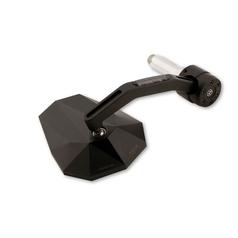 HIGHSIDER pro-Lenkerendenspiegel mit Blinker für 12-22mm Stealth-X7-0001769112000000