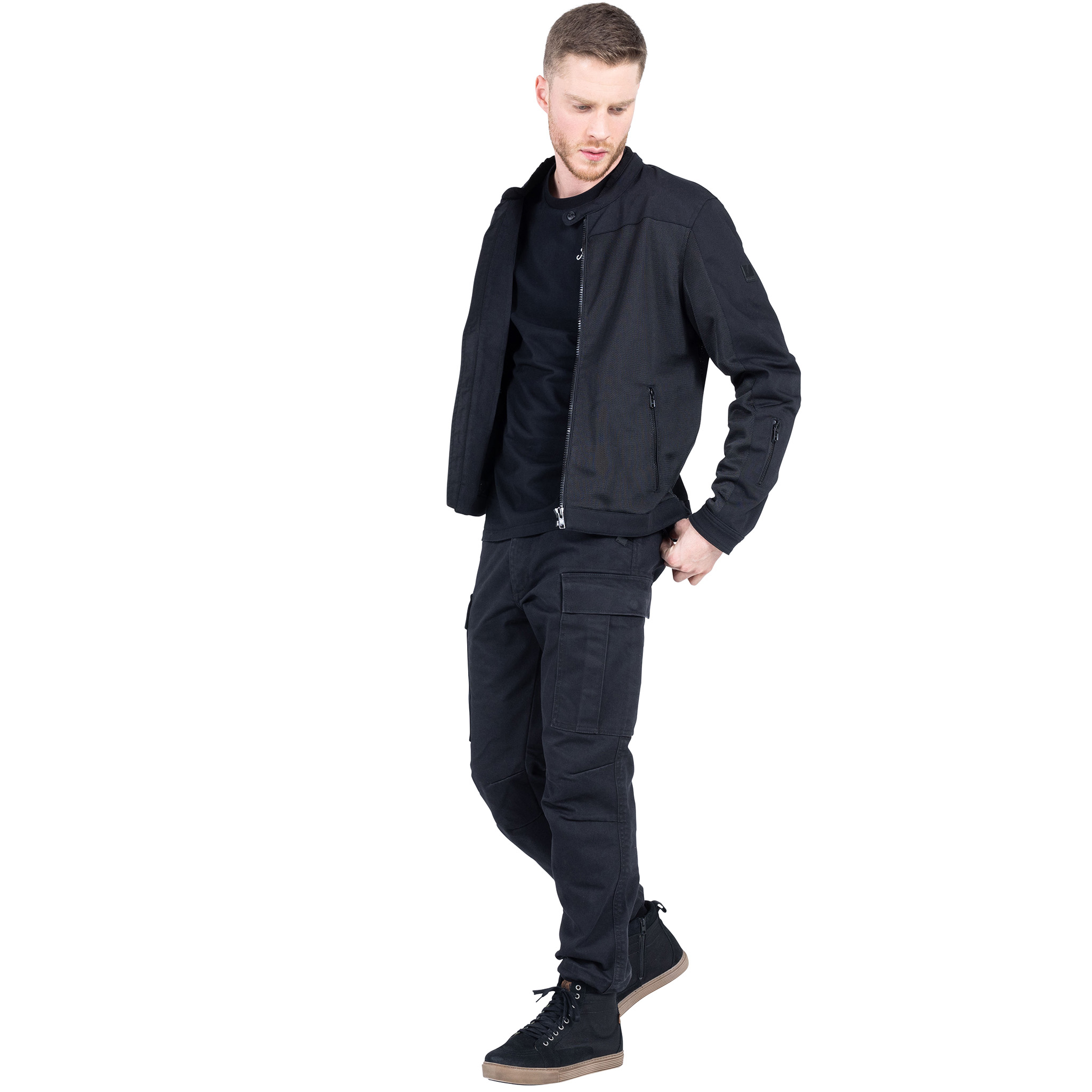 John Doe-Aero Mesh Jacke schwarz XL-0000463005001011