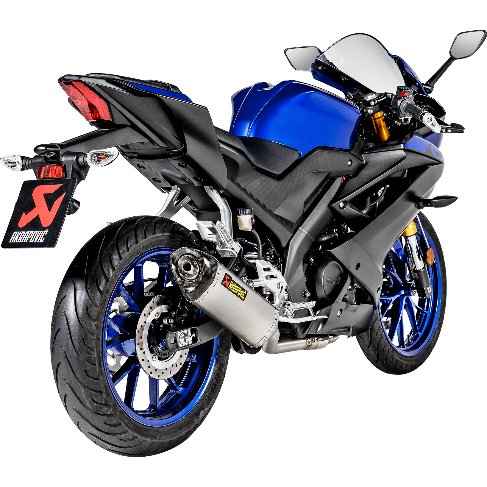 Akrapovic-Auspuff Komplettanlage 1-1 oK Titan für MT/YZF R 125 19-20-5738011000030160