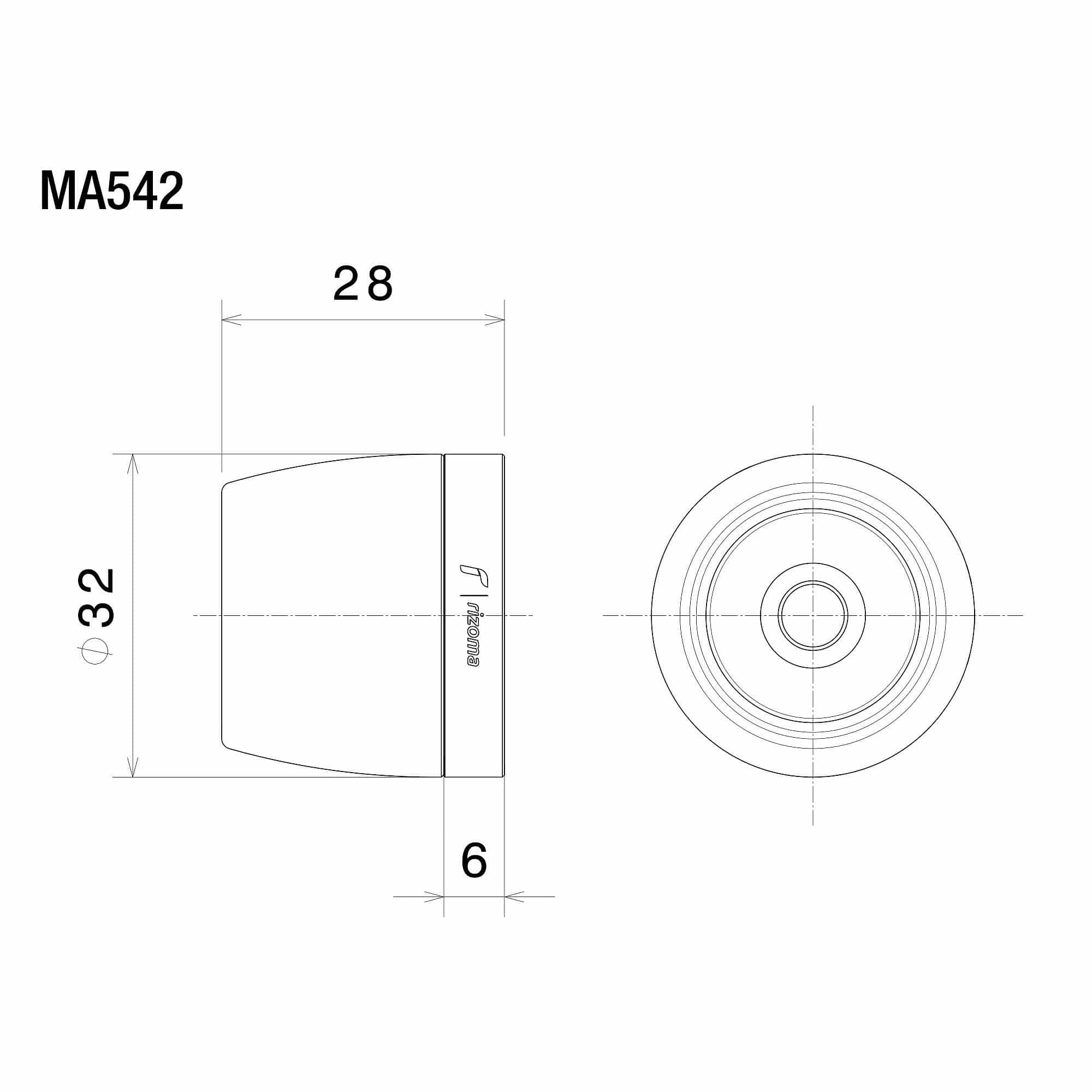 Rizoma-Lenkerendenpaar Ø32mm MA542-0000096334001000