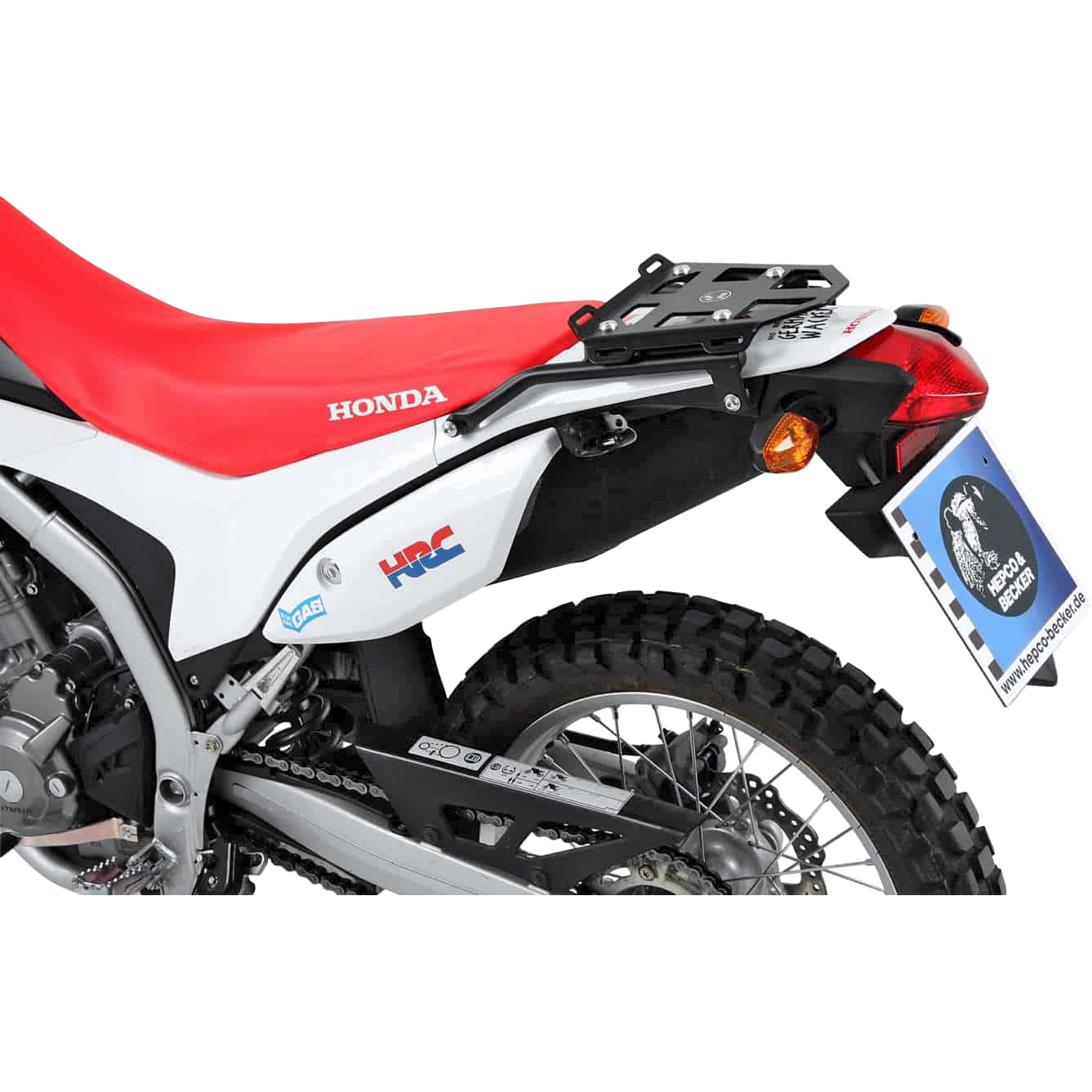 Hepco & Becker Gepäckträger Minirack schwarz für Honda CRF 250 L - Motorradzubehör - Motorradgepäck