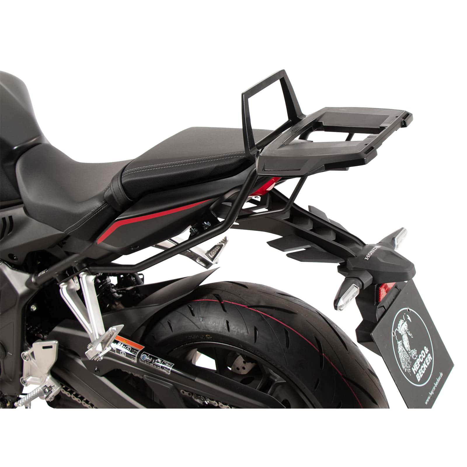 Hepco & Becker Gepäckbrücke Alurack schwarz für Honda CBR 650 R 2024- - Motorradzubehör - Motorradgepäck