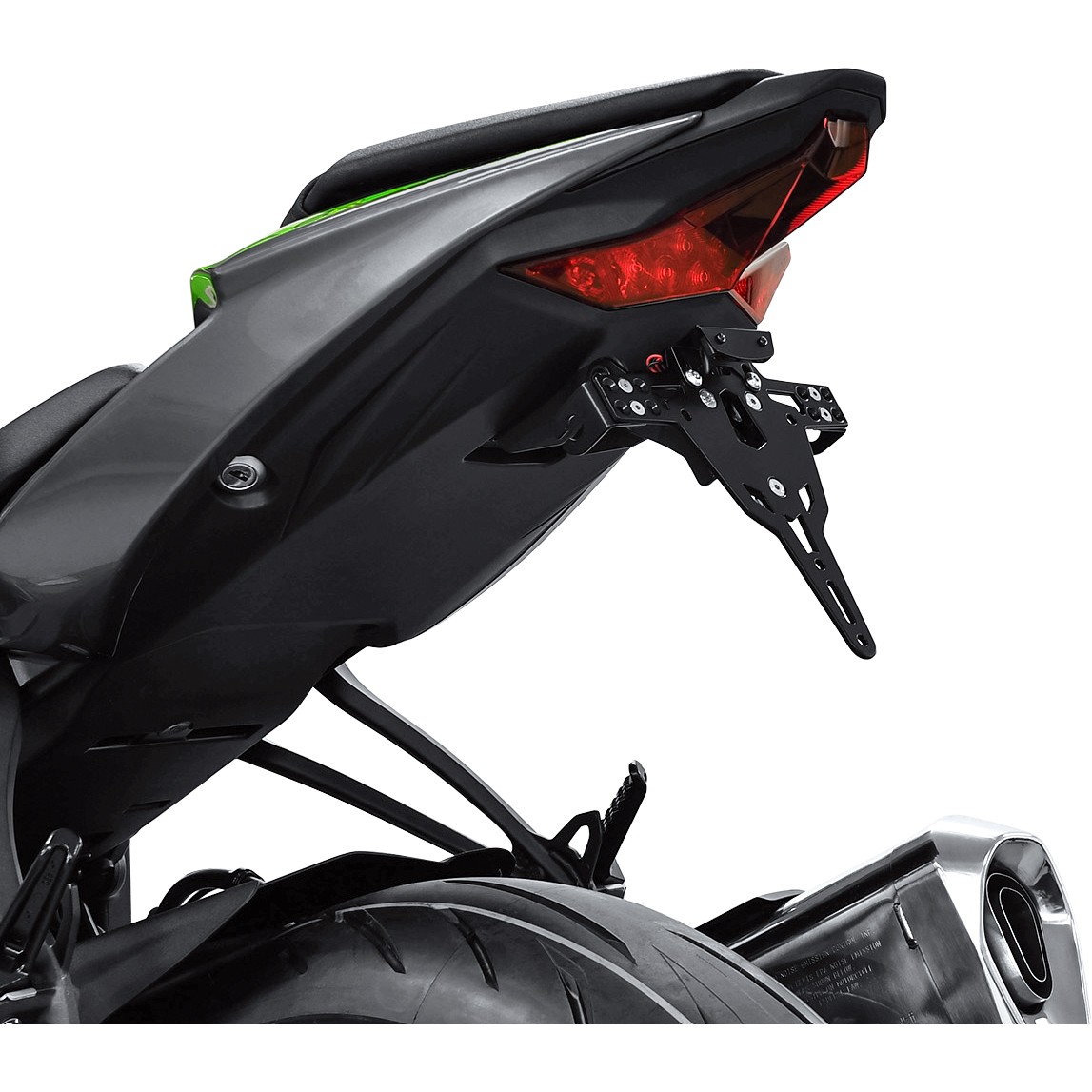 Zieger Kennzeichenhalter Pro für Kawasaki ZX-6 R 2019- - Motorradteile & Ersatzteile - Anbauteile