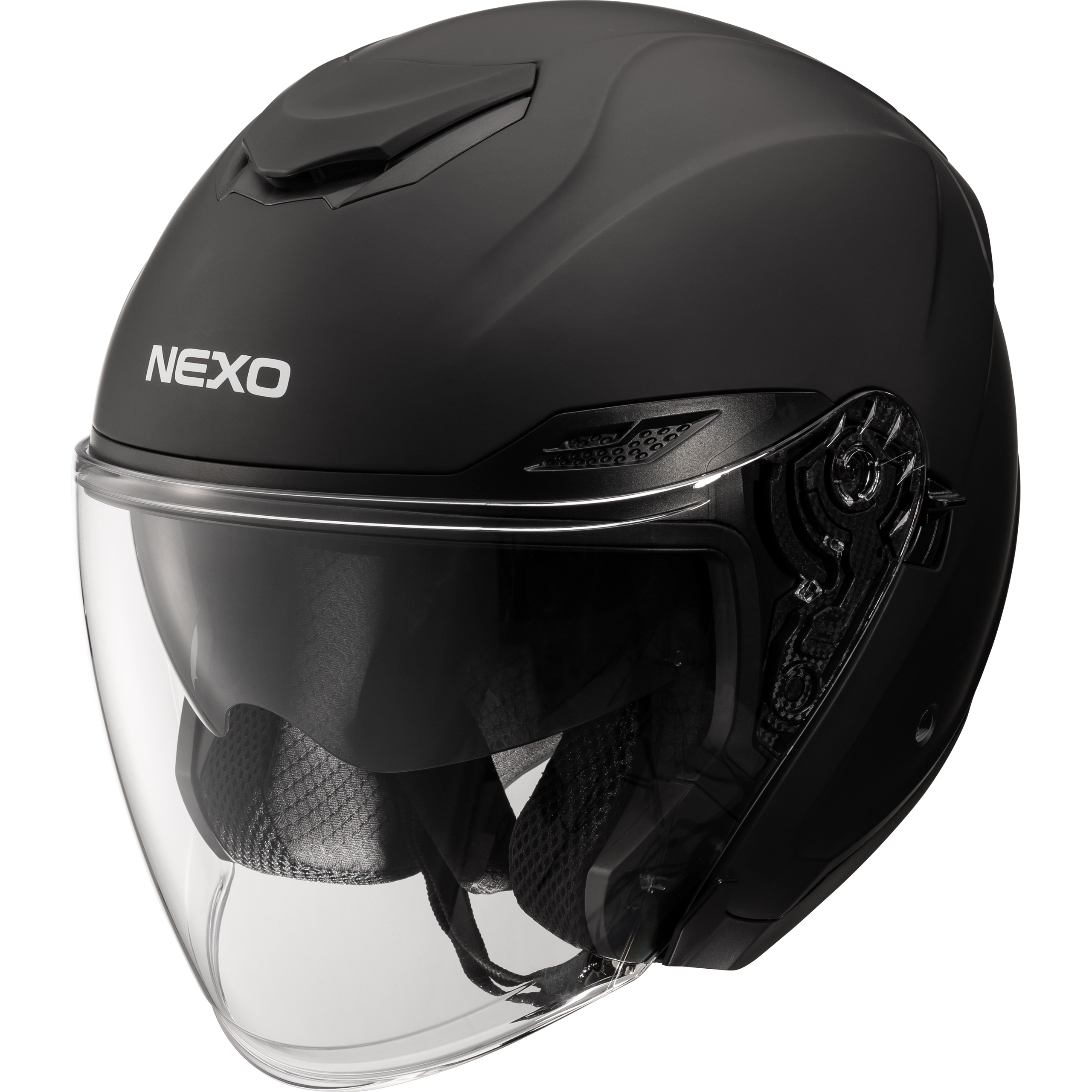 Nexo Jethelm Comfort II mattschwarz M - Helme & Brillen - Lifestyle Helme & Brillen