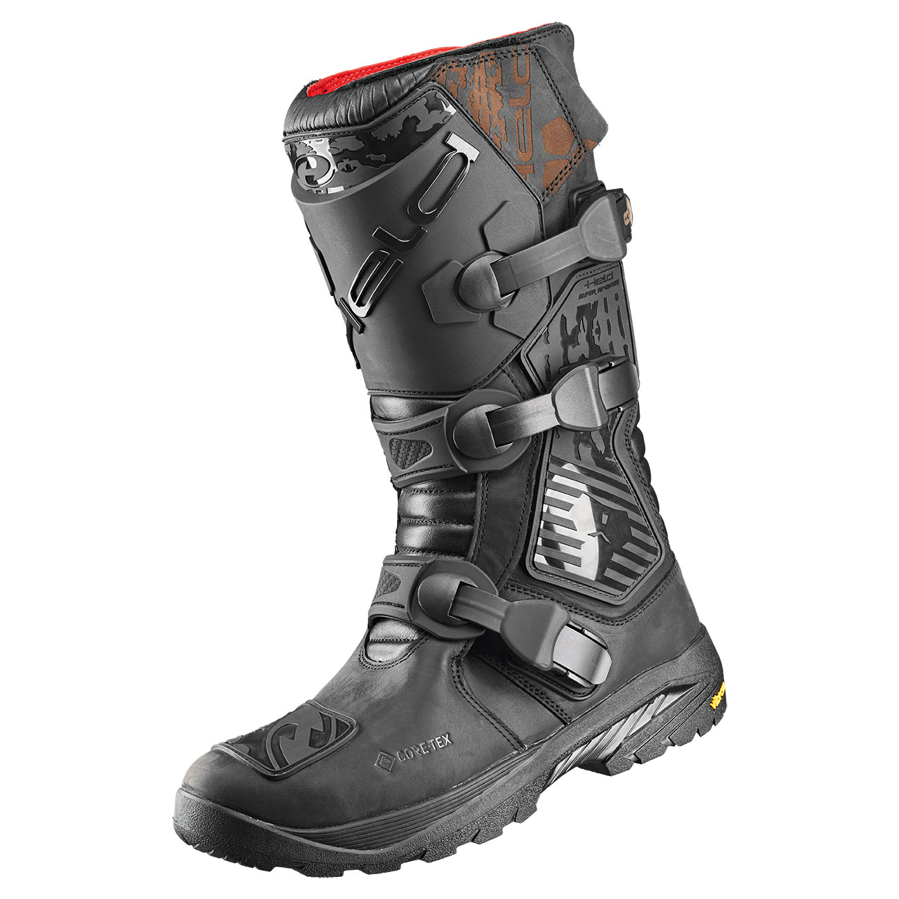 Held Brickland Adventurestiefel schwarz 37 - Motorradbekleidung - Motorradbekleidung Held