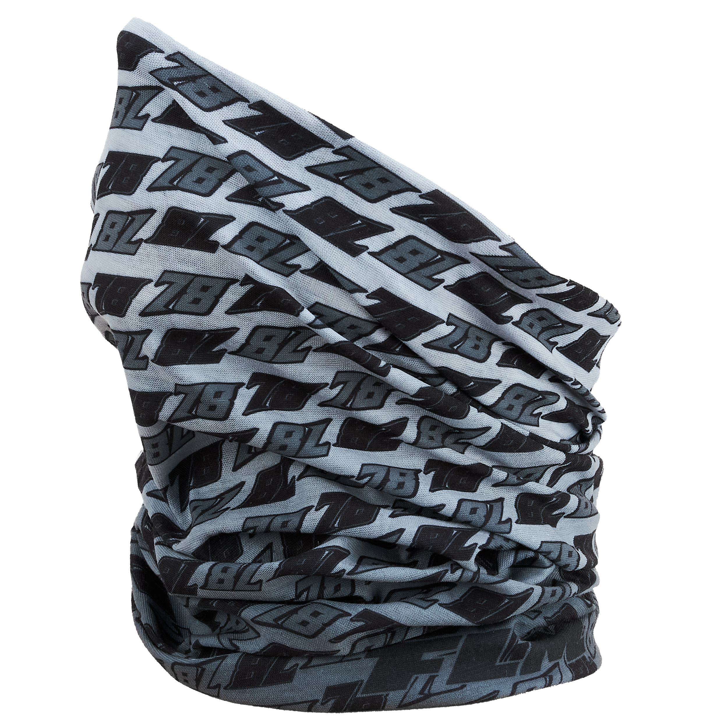 FLM-Le Mans Multifunktionstuch schwarz/grau-0001408999048