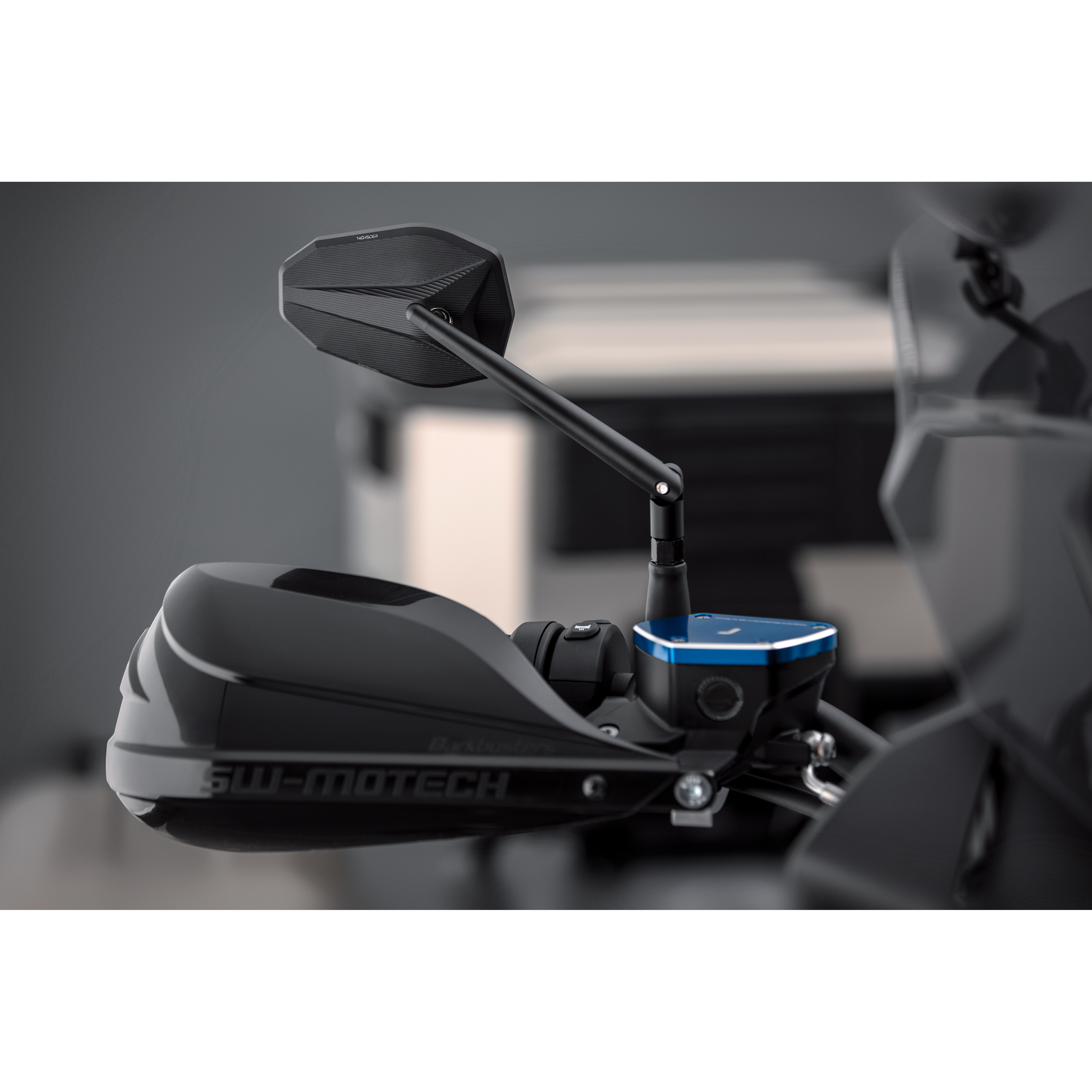 Highsider-Lenkerspiegel M10x1,25R+L Victory-X Alu schwarz-5732491113004810