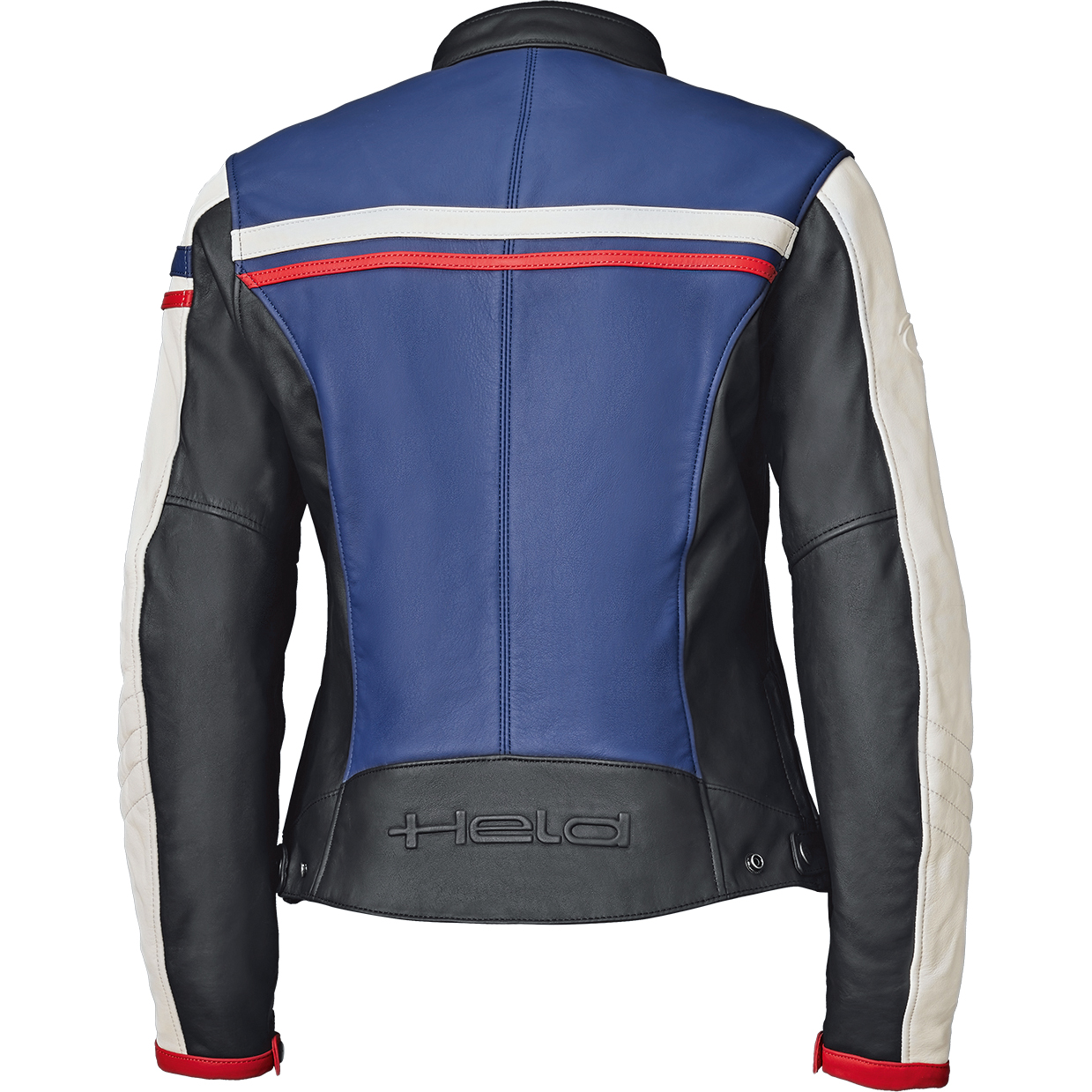 Held-Midway Lederjacke blau/rot/weiß 50-1006431999005306