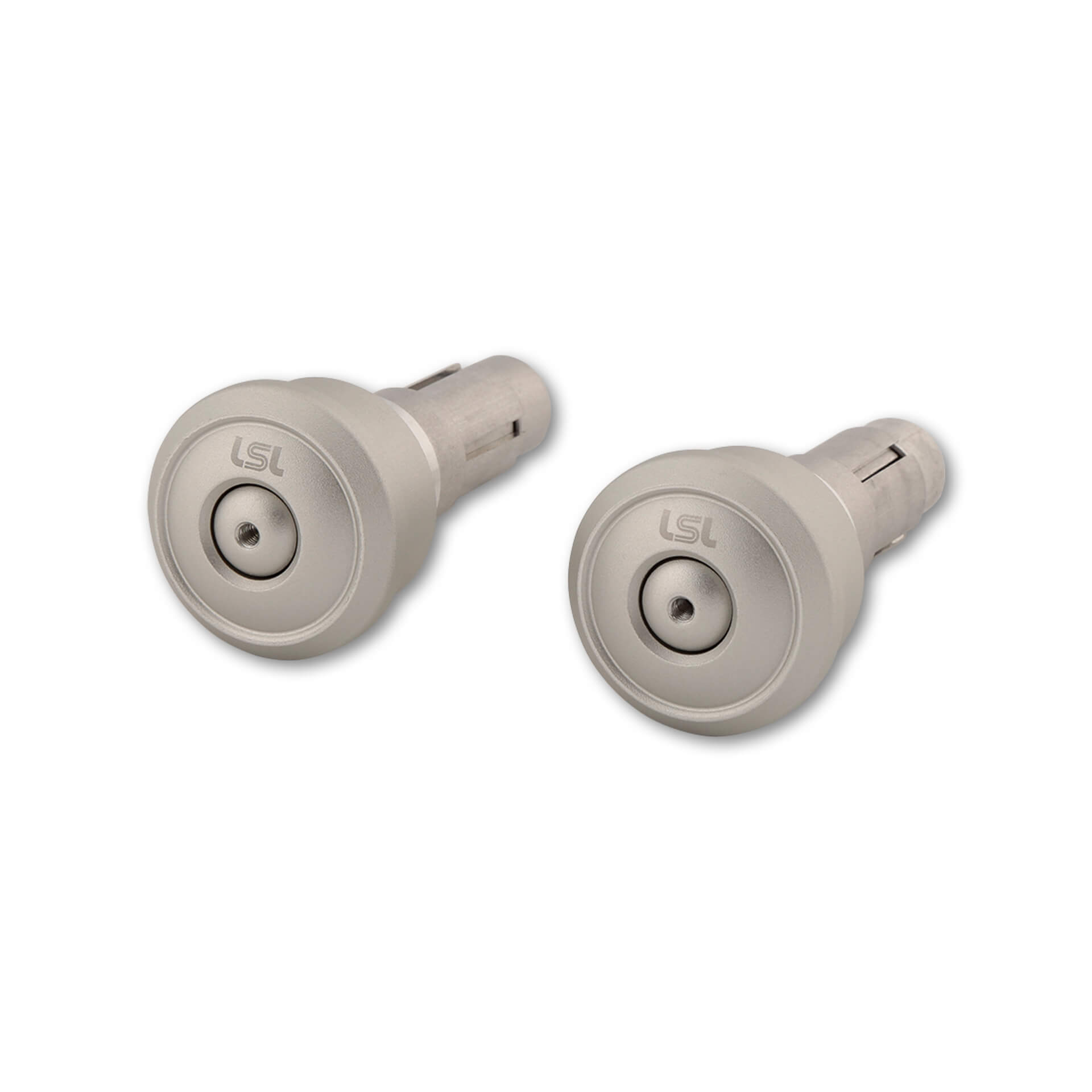 LSL Lenkergewichte für 12-22mm Innen-Ø Retro silber - Motorradteile & Ersatzteile - Lenker, Griffe & Hebel