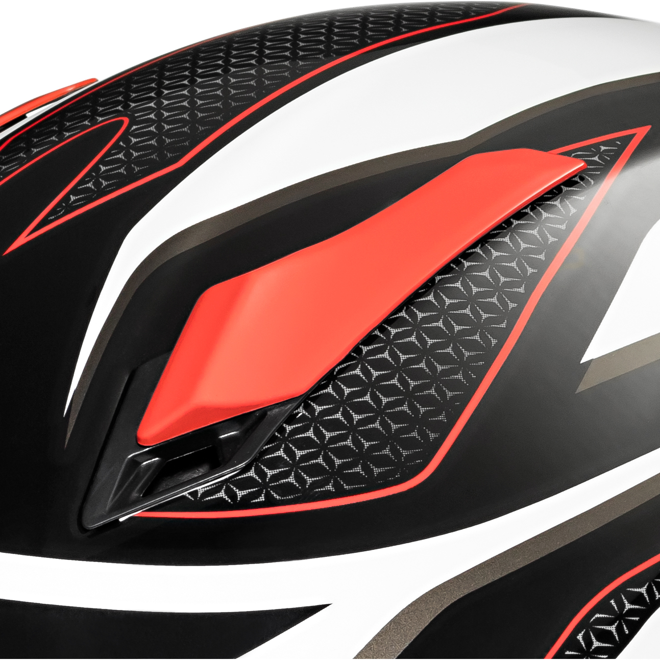 Nexo-Integralhelm Fiberglas Sport III Rot Dekor XS-4603691999031007