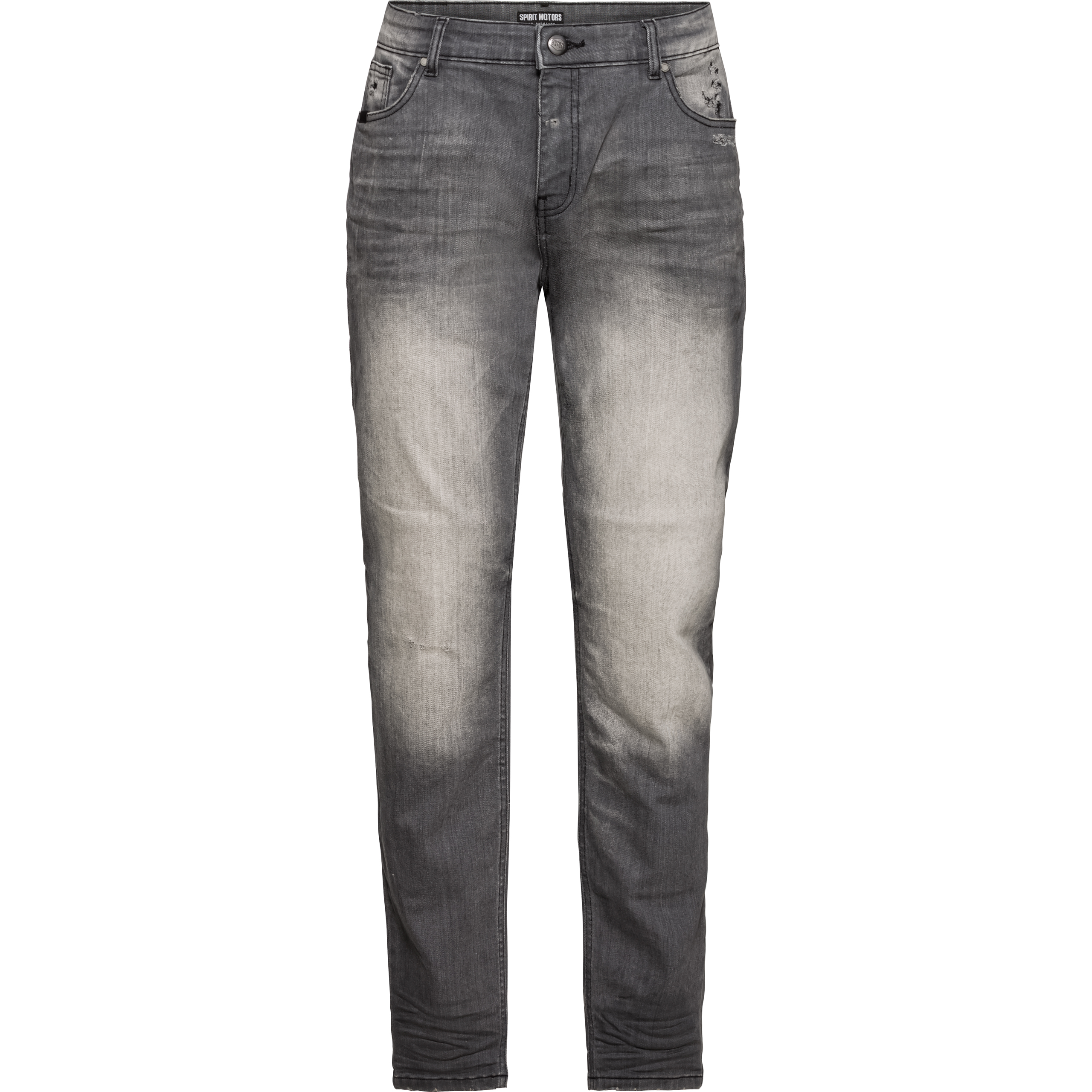 Spirit Motors Slim Mid Jayce Jeans grau 38/32 - Motorradbekleidung - Motorradbekleidung Herren