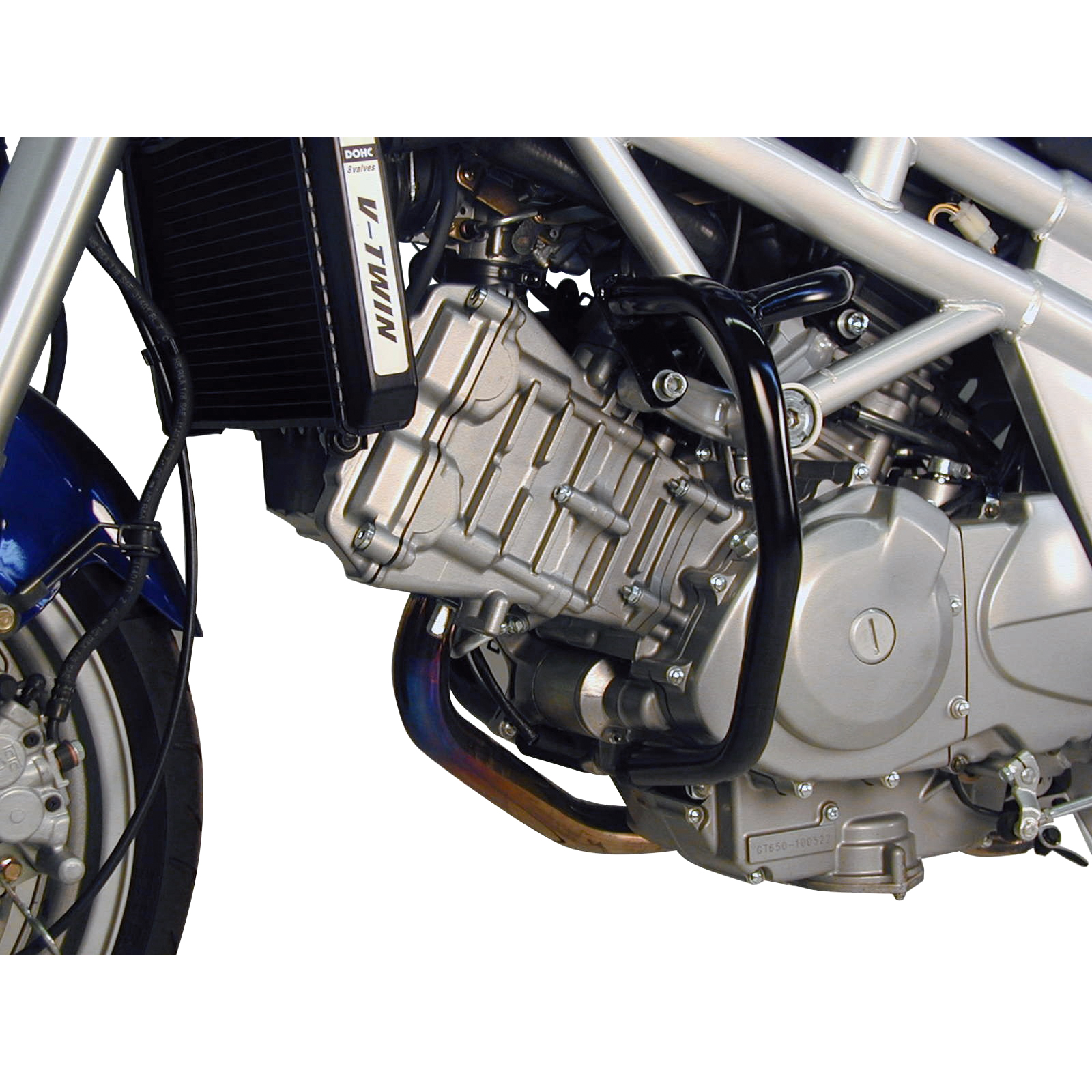 Hepco & Becker Sturzbügel schwarz für Hyosung GT 650 Naked 2004-2007 - Motorradteile & Ersatzteile - Anbauteile