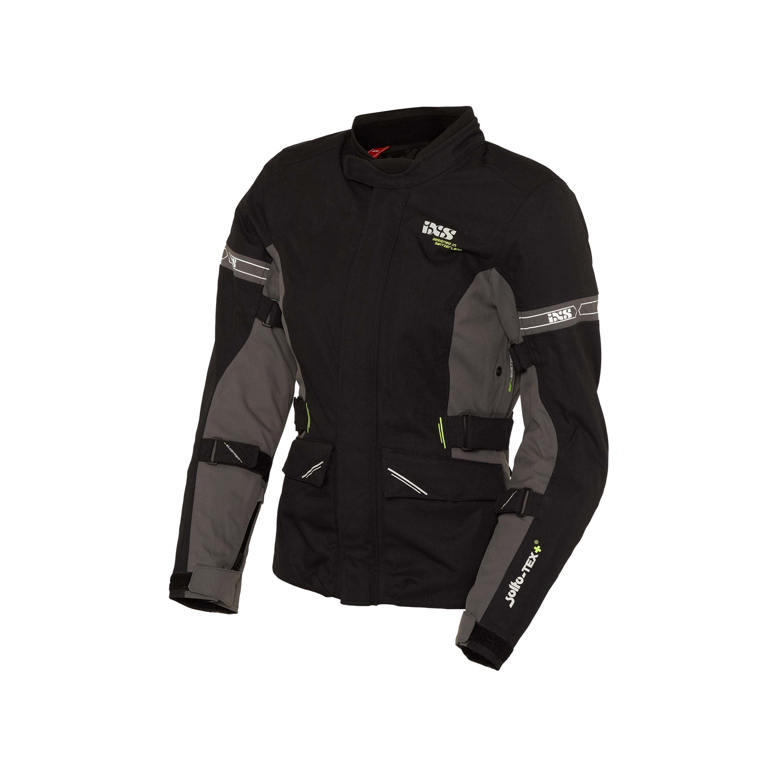 IXS-Laminat-ST-Plus Damen Textiljacke schwarz/grau S-2016491999007108