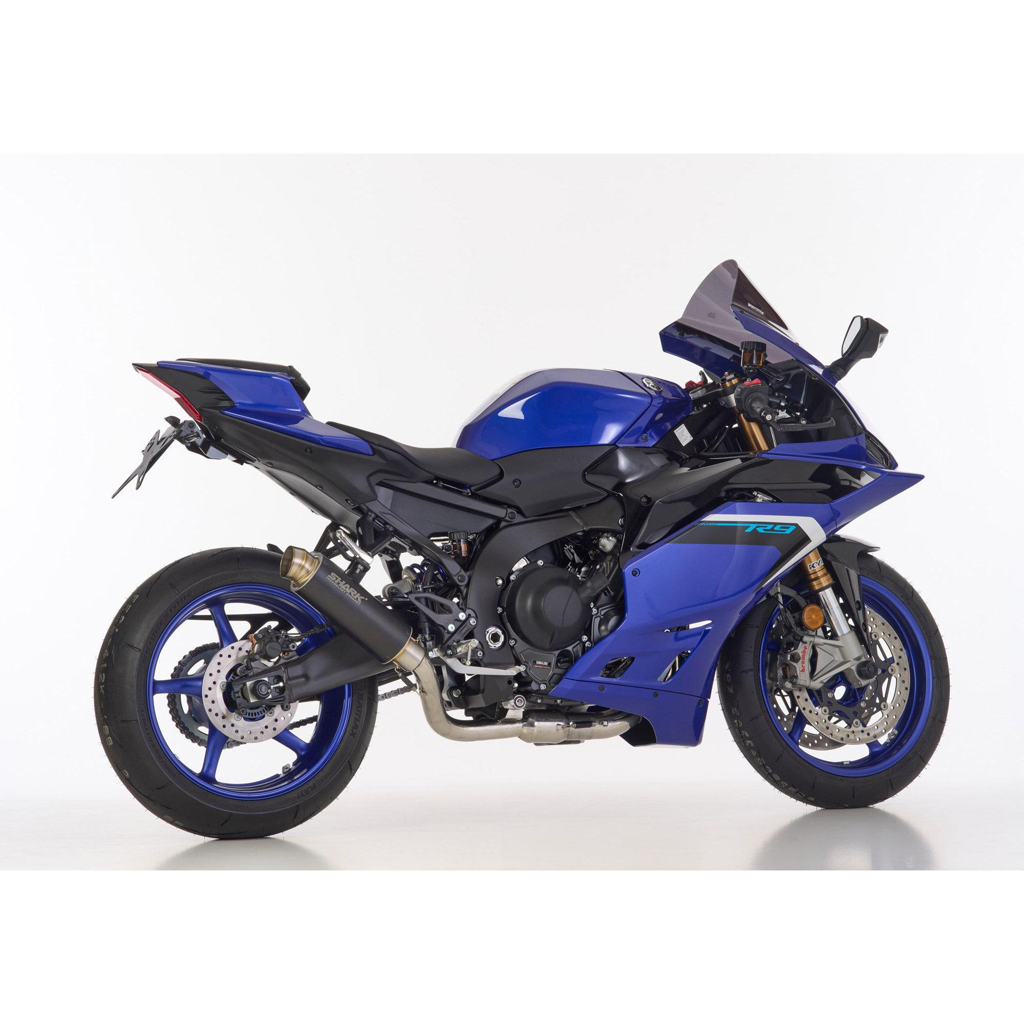Shark exhaust Auspuff SRC4 3-1 schwarz für Yamaha YZF R9 - Motorradteile & Ersatzteile - Auspuff