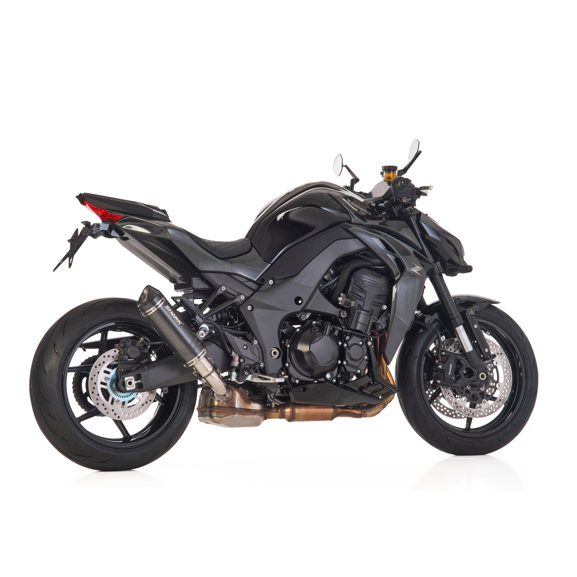 Shark exhaust Auspuff Street GP short Carbon für Kawasaki Z 1100 /SE 2025- - Motorradteile & Ersatzteile - Auspuff