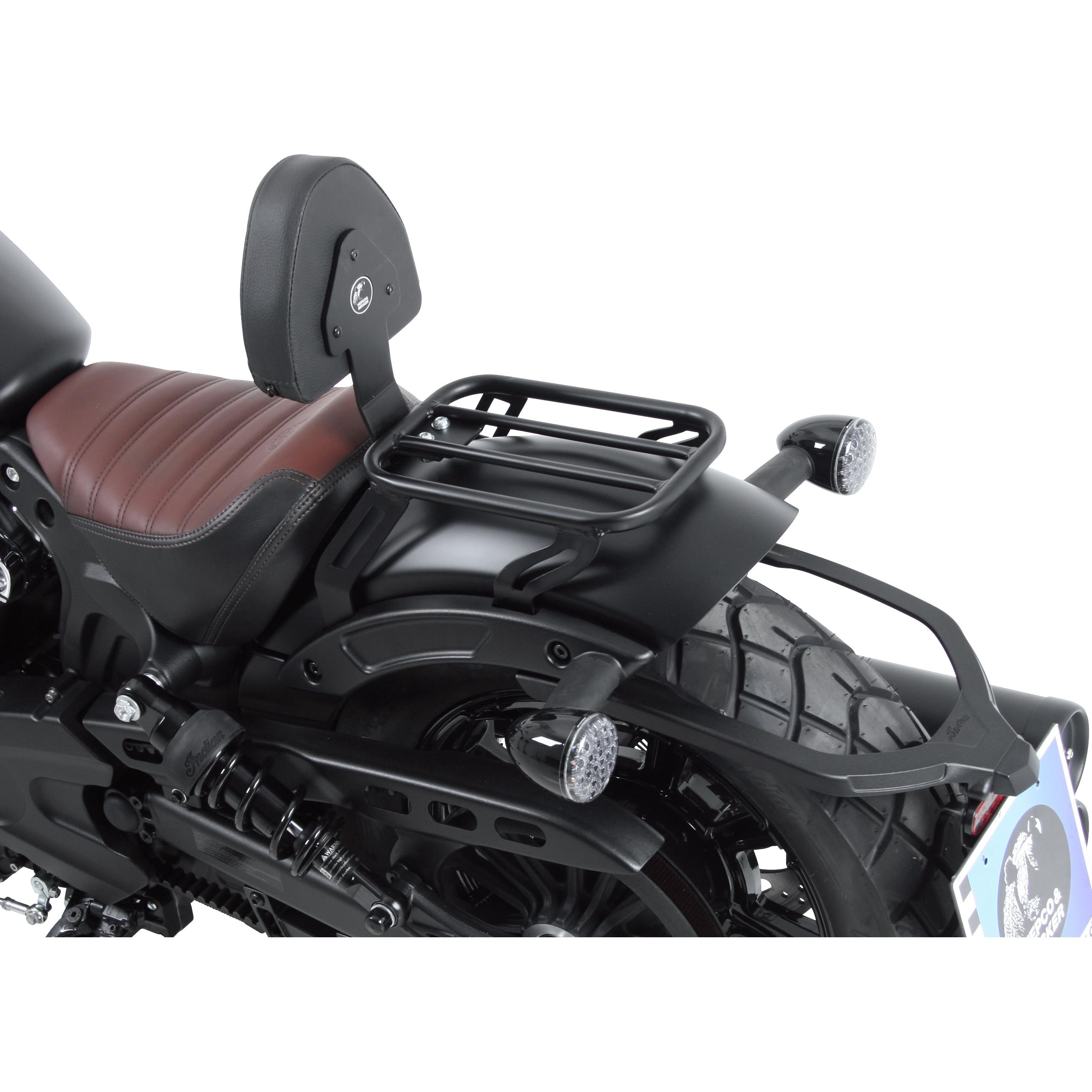 Hepco & Becker Gepäckträger Solorack mit Polster schwarz f.Scout Bobber -24 - Motorradzubehör - Motorradgepäck