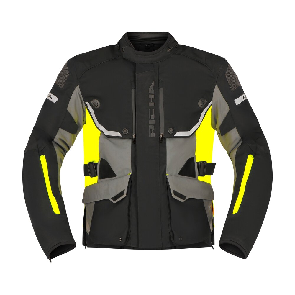 Richa Infinity 3 Pro giacca tessile nero/giallo